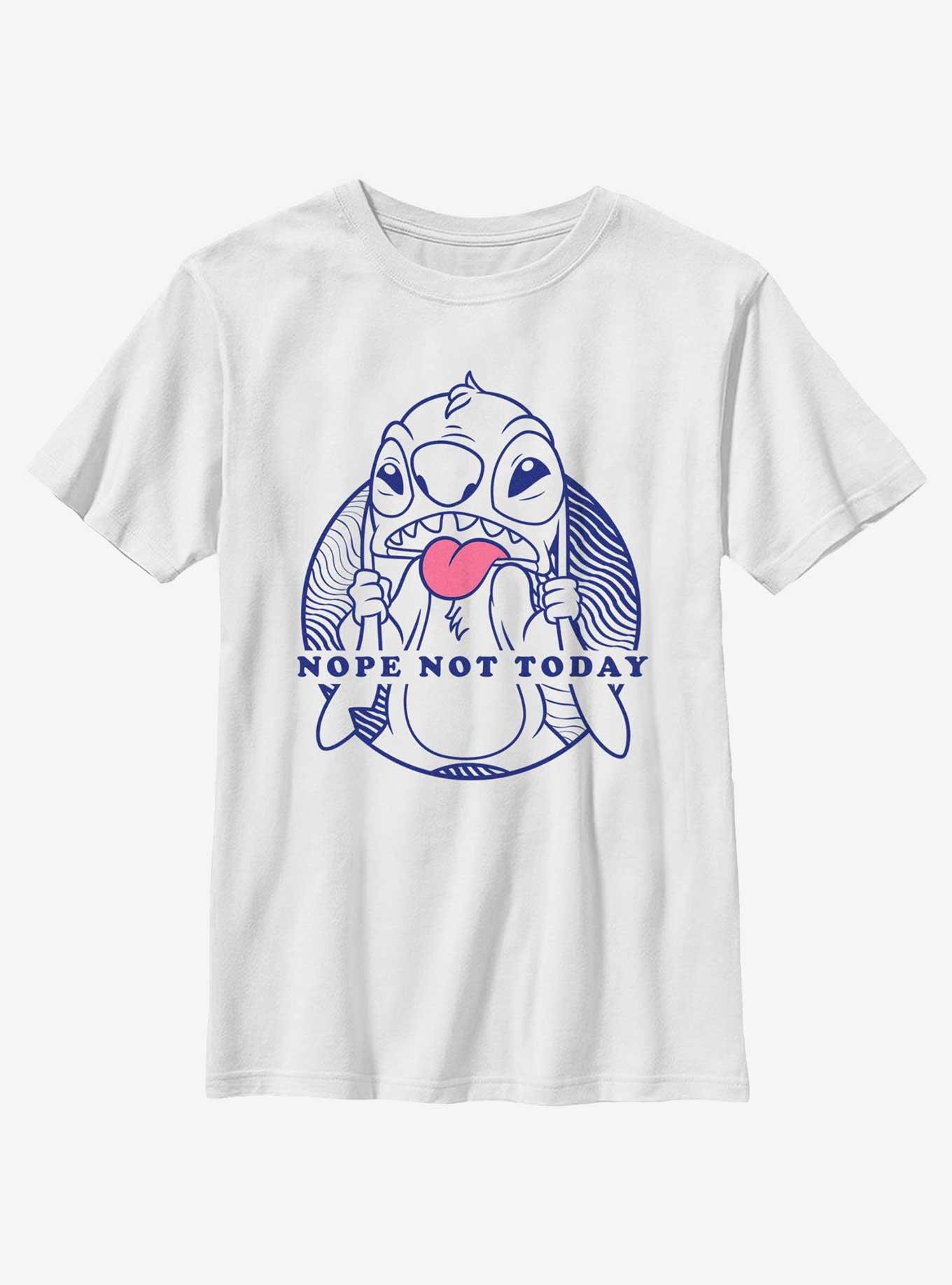 Disney Lilo & Stitch Nope Not Today Stitch Youth T-Shirt, , hi-res
