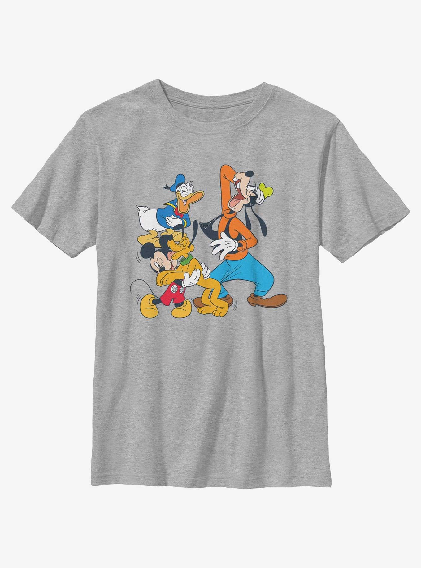 Disney Mickey Mouse Laugh It Up Youth T-Shirt, ATH HTR, hi-res