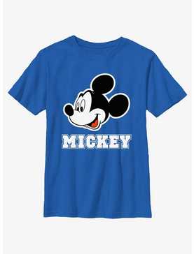 Disney Mickey Mouse Head Icon Outline Youth T-Shirt, , hi-res