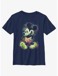 Disney Mickey Mouse Scribble Portrait Youth T-Shirt, NAVY, hi-res