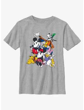 Disney Mickey Mouse & Friend Group Hanging Out Youth T-Shirt, , hi-res