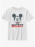 Disney Mickey Mouse Mickey Star Ears Youth T-Shirt, WHITE, hi-res