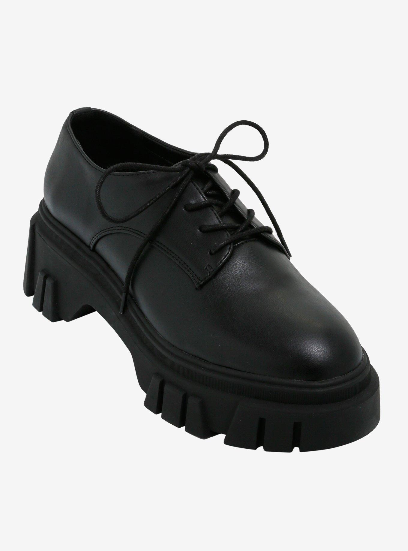 Chinese Laundry Black Chunky Oxford Shoes, MULTI, hi-res