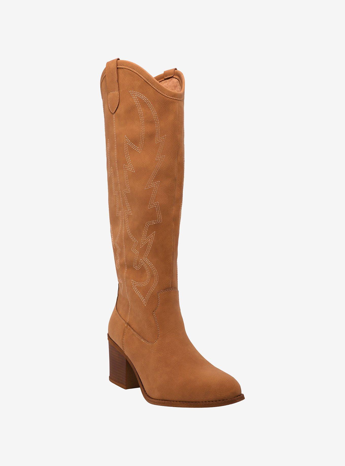 Dirty Laundry Brown Cowgirl Boots, , hi-res