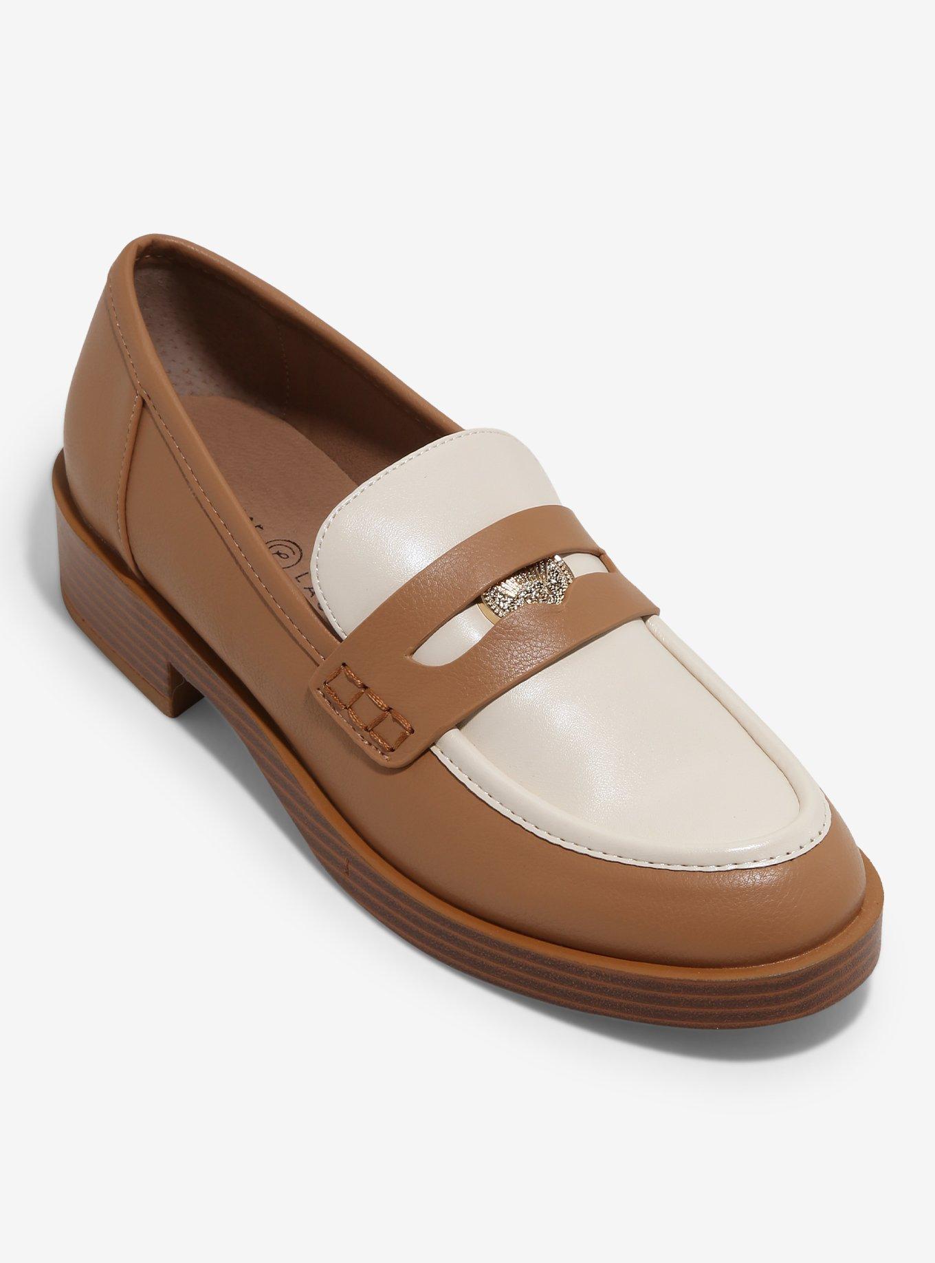 Chinese Laundry Tan & Cream Loafers, MULTI, hi-res
