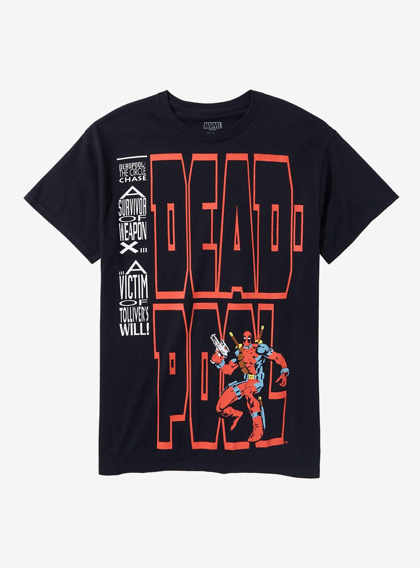 Marvel Deadpool: The Circle Chase T-Shirt, BLACK, hi-res