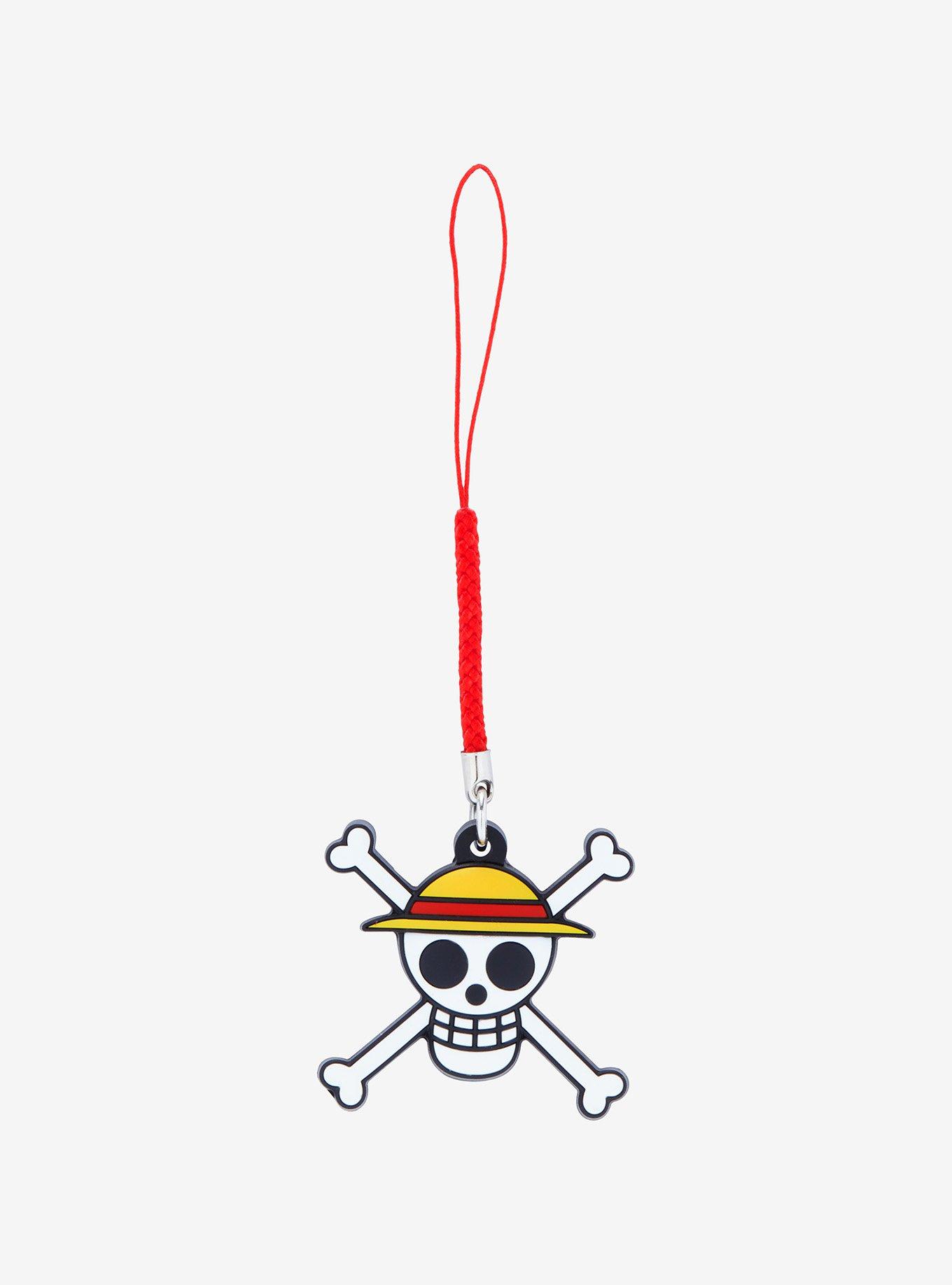 One Piece Straw Hat Pirates Jolly Roger Phone Charm, , hi-res