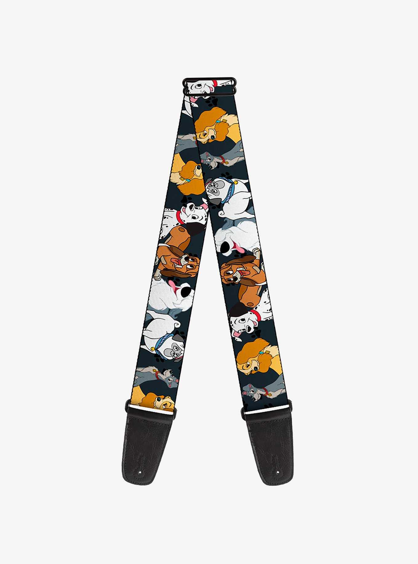 Disney Dogs Group Collage Paws Guitar Strap, , hi-res