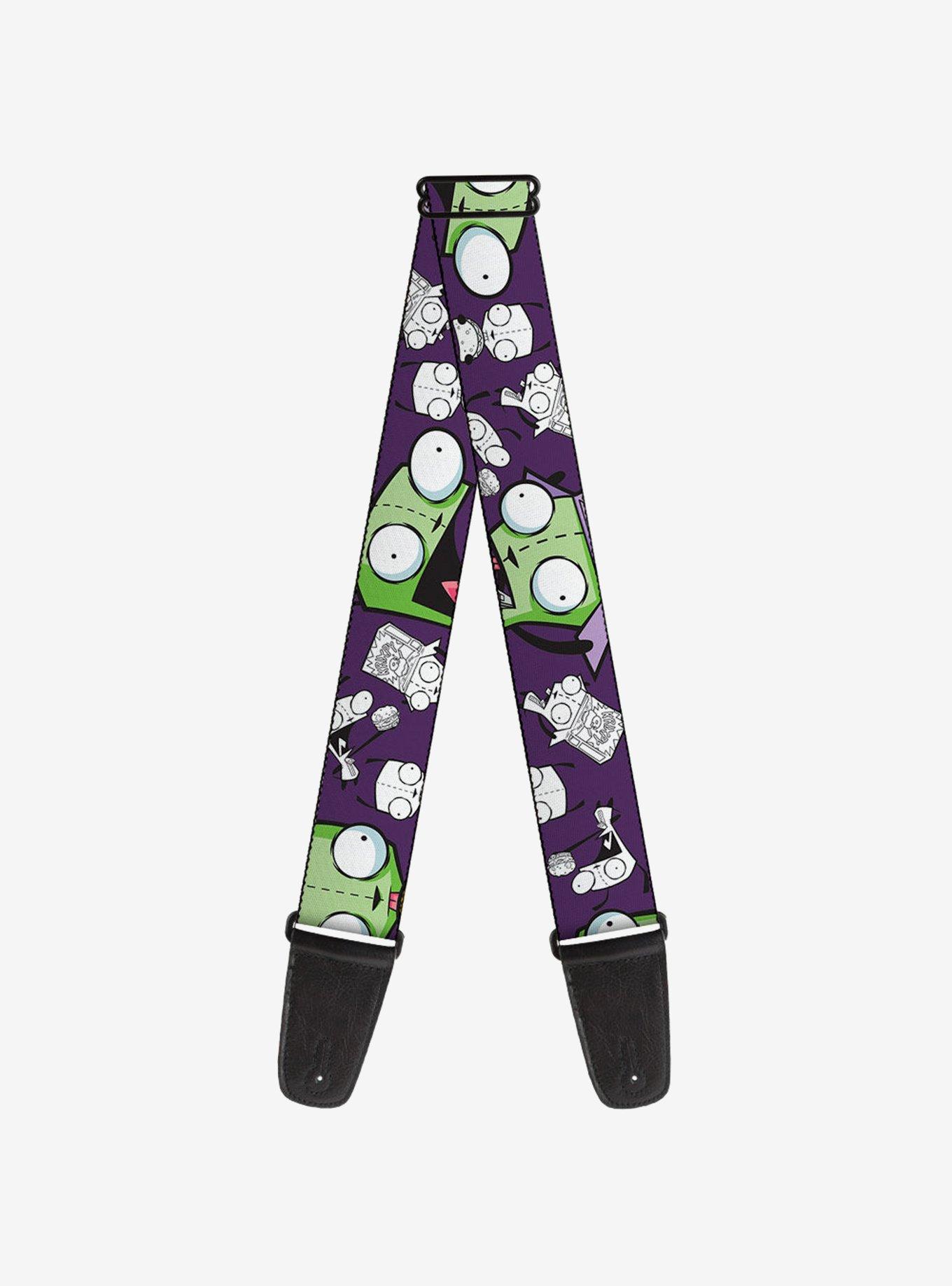 Invader Zim GIR Poses and Sketch Guitar Strap | Hot Topic