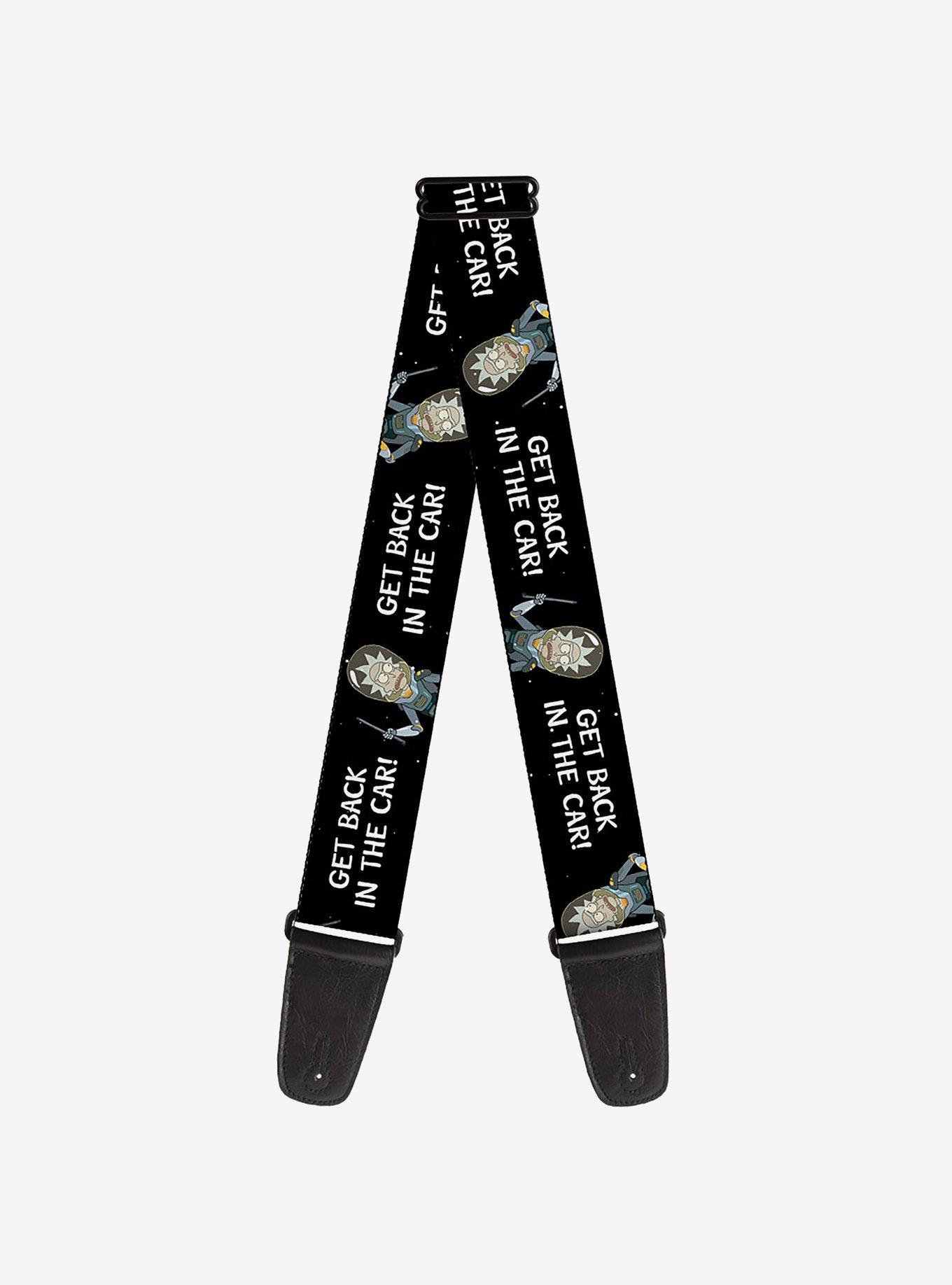 Rick and Morty Rick Get Back In the Car Pose Guitar Strap, , hi-res