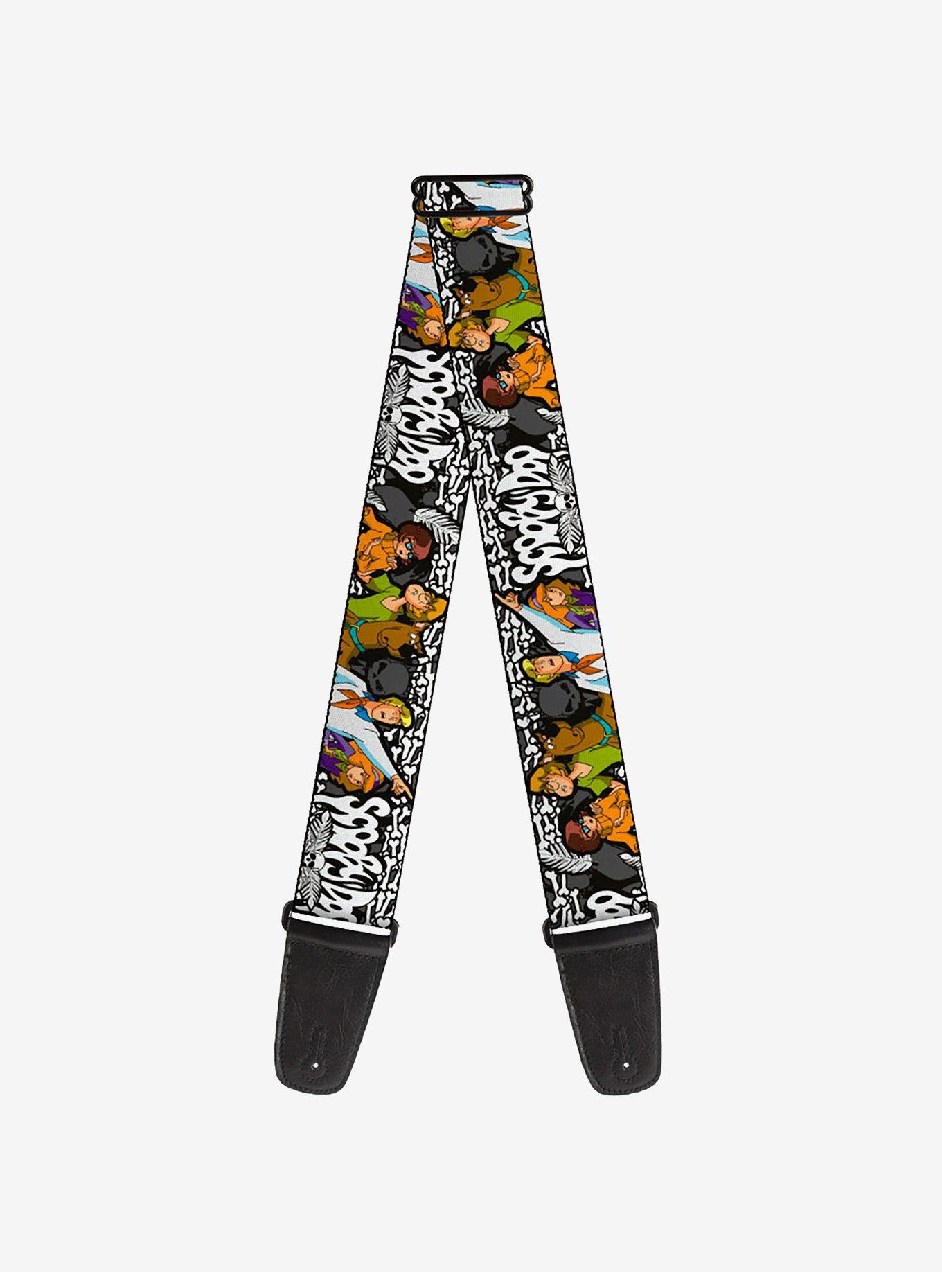 Scooby-Doo! Group Pose Bones Guitar Strap, , hi-res