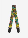 Scooby-Doo! and Shaggy Poses Munchies Tie Dye Guitar Strap, , hi-res