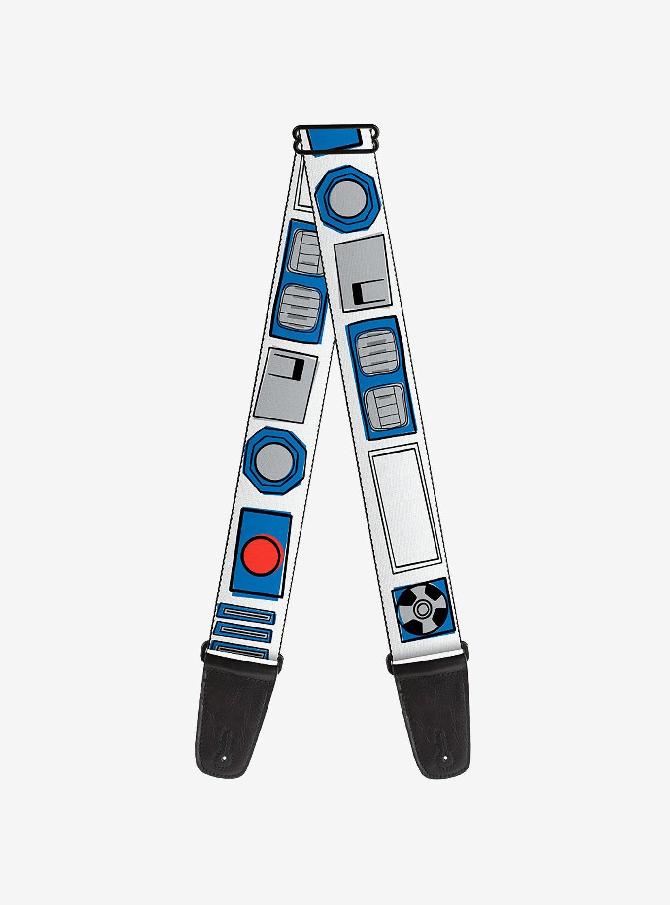 Star Wars R2-D2 Bounding Parts Guitar Strap, , hi-res