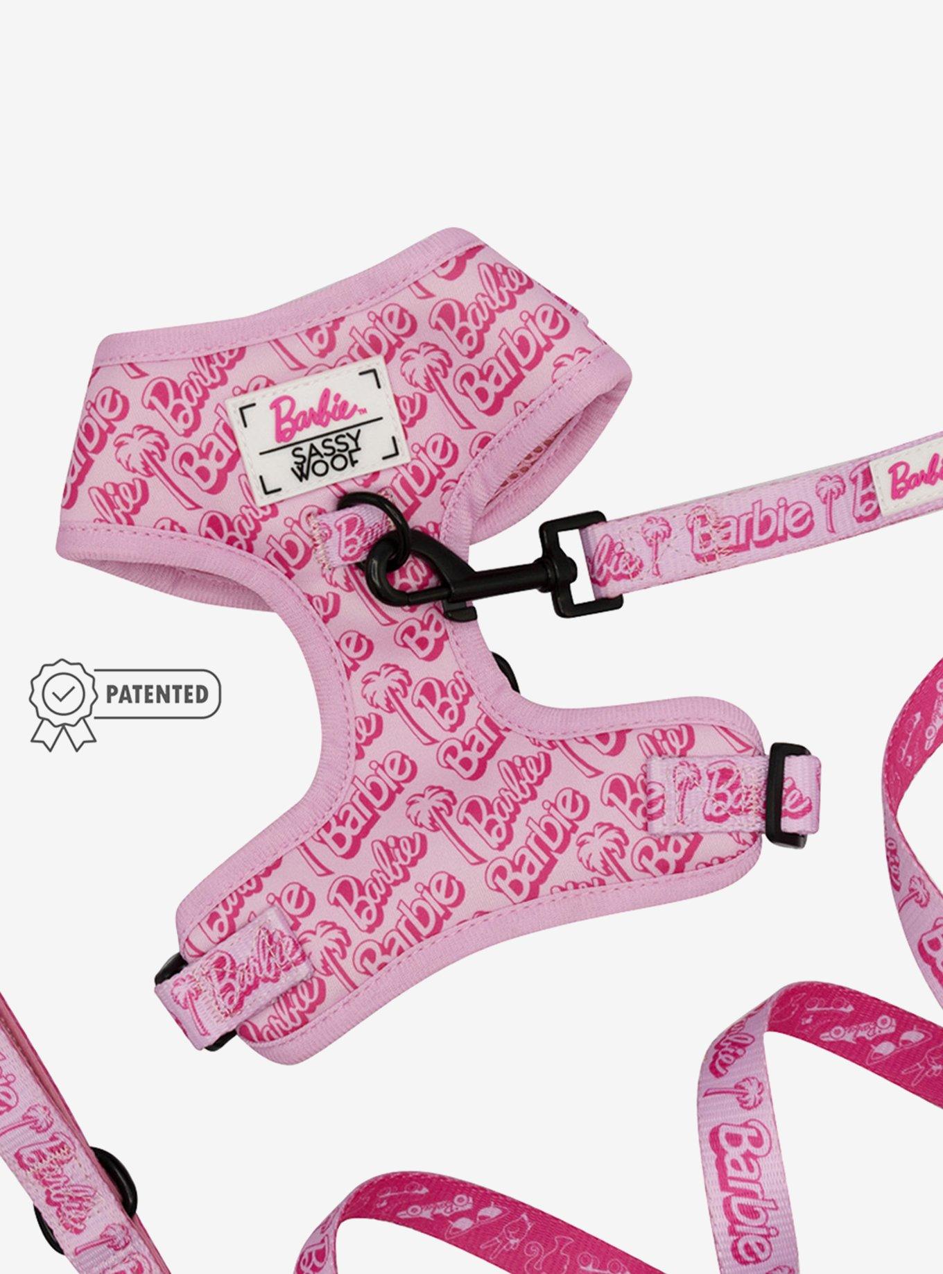 Barbie x Sassy Woof Malibu Dog Harness and Leash Bundle, , hi-res