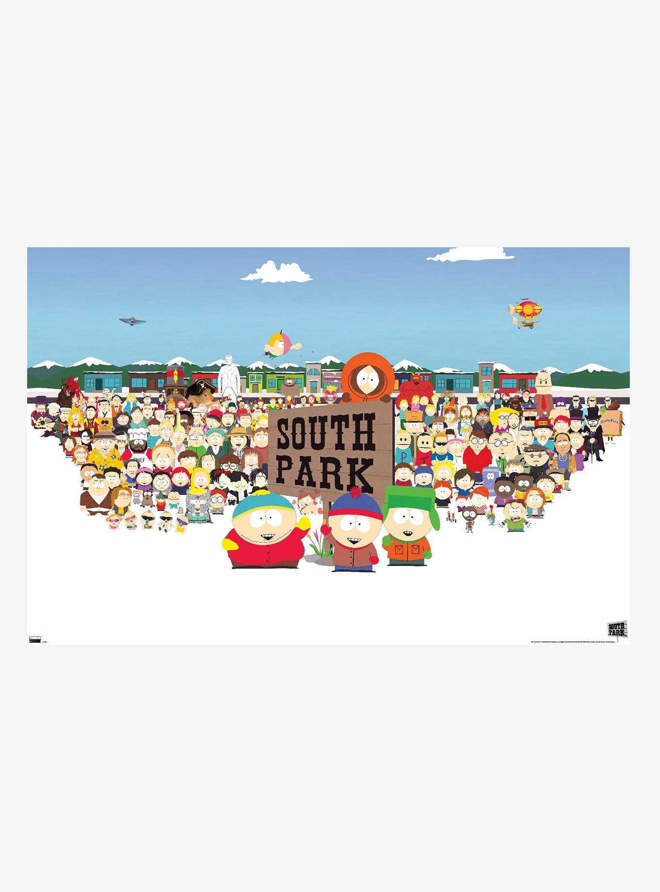South Park Characters Poster, , hi-res