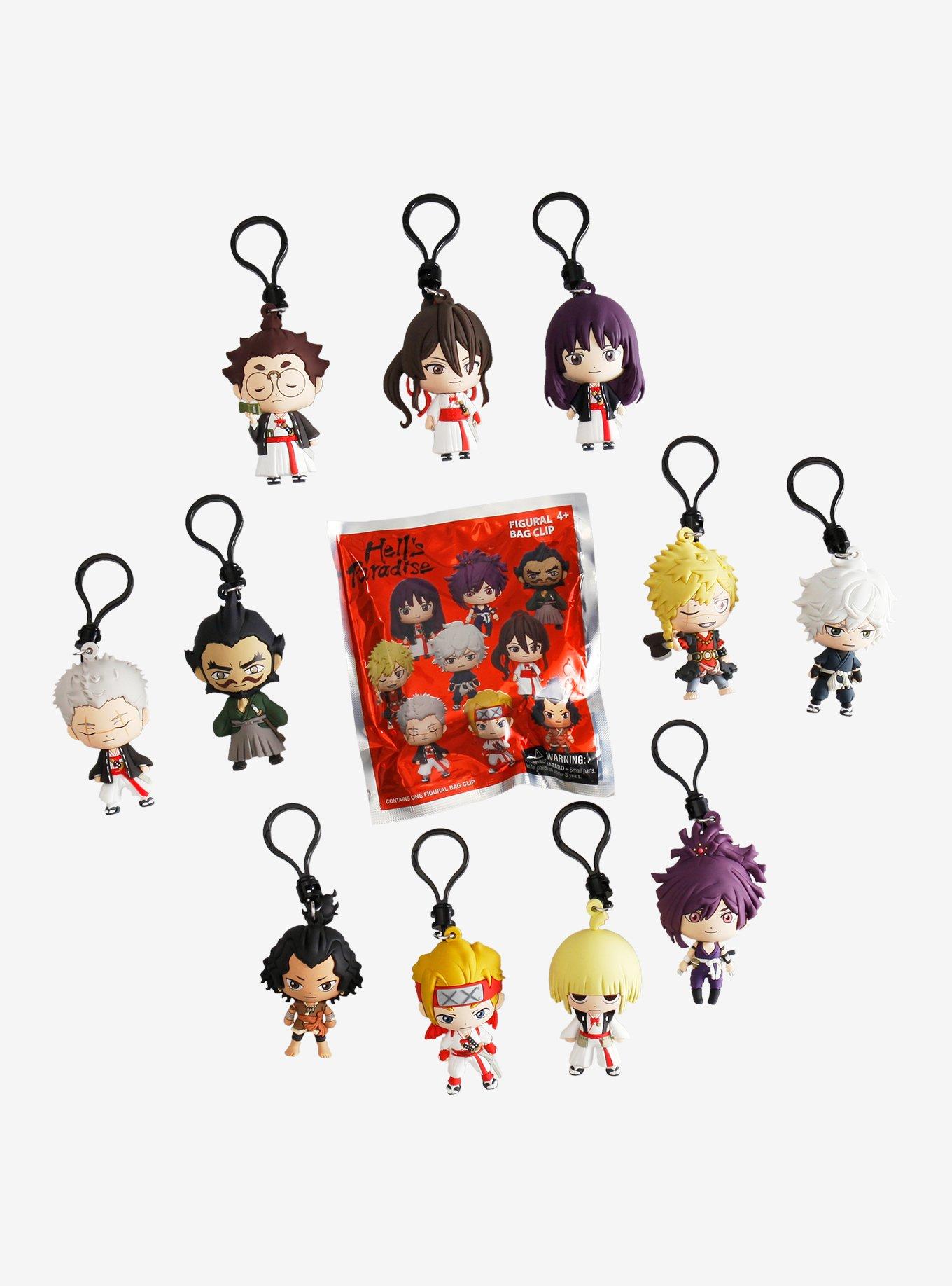 Hell's Paradise Characters Blind Bag Figural Bag Clip, , hi-res