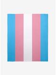 Transgender Pride Flag Throw Blanket, , hi-res