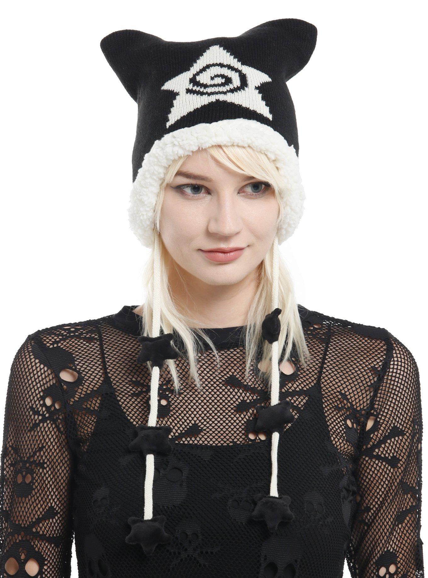Spiral Star Ear Tassel Beanie, , hi-res
