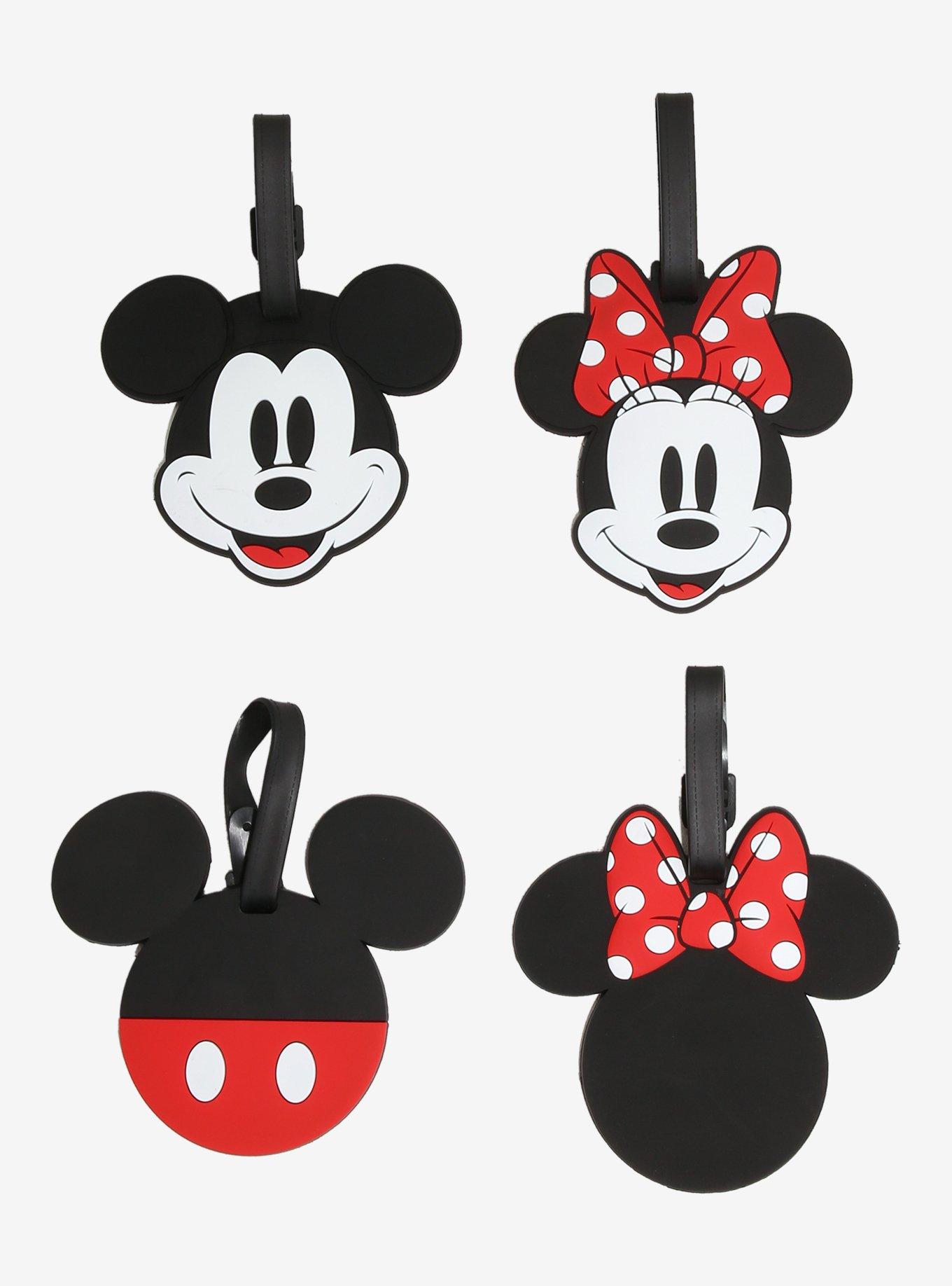 Disney Mickey Mouse & Minnie Mouse Luggage Tag Set, , hi-res