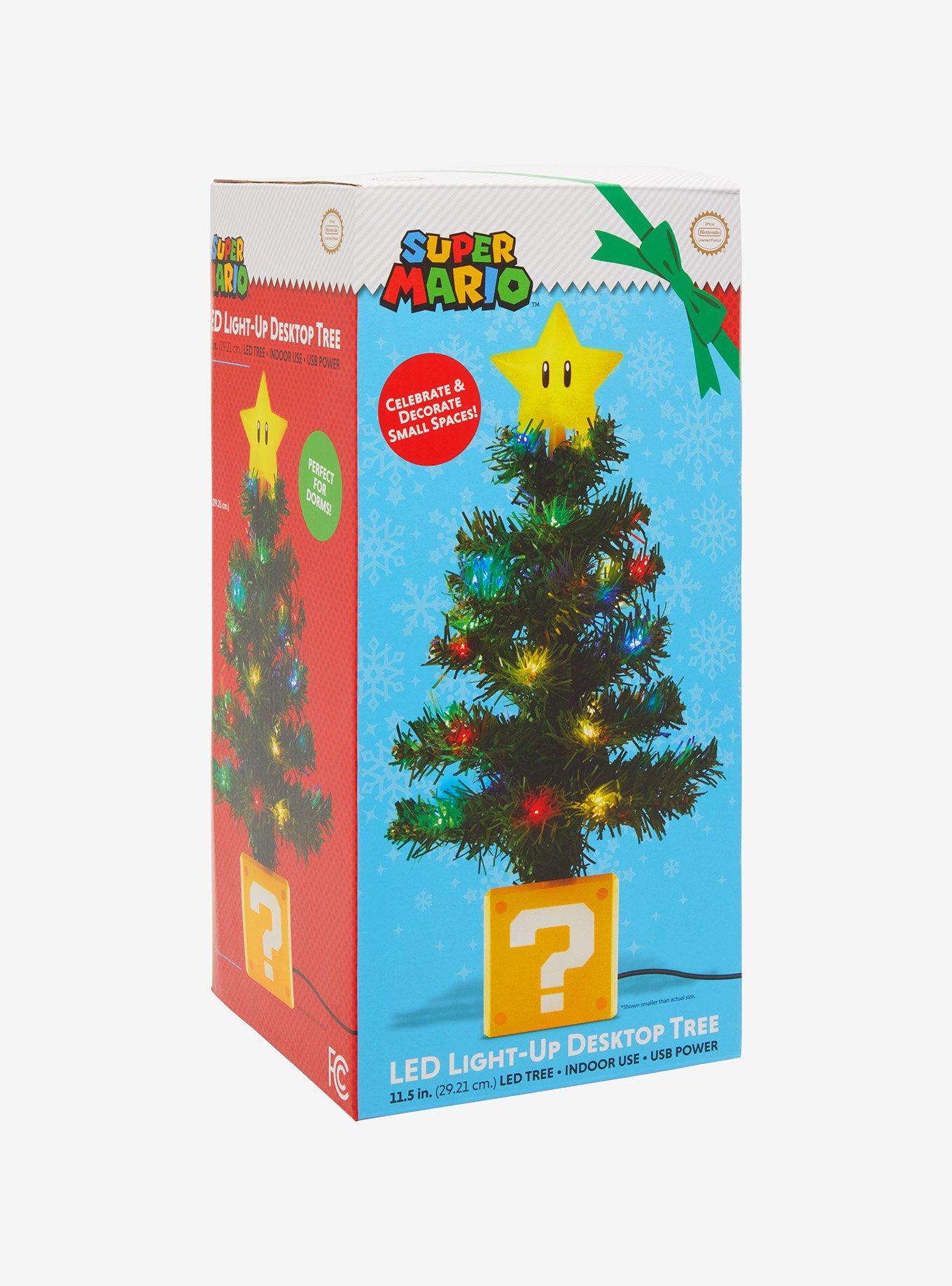 Super Mario LED Light-Up Desktop Tree, , hi-res