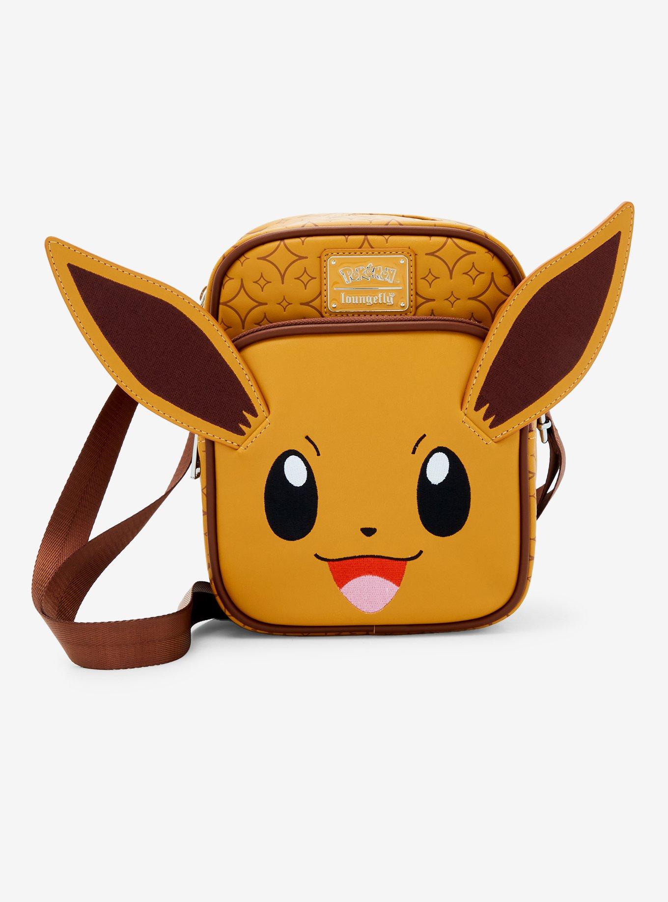 Loungefly Pokémon Eevee Face Crossbody Bag, , hi-res