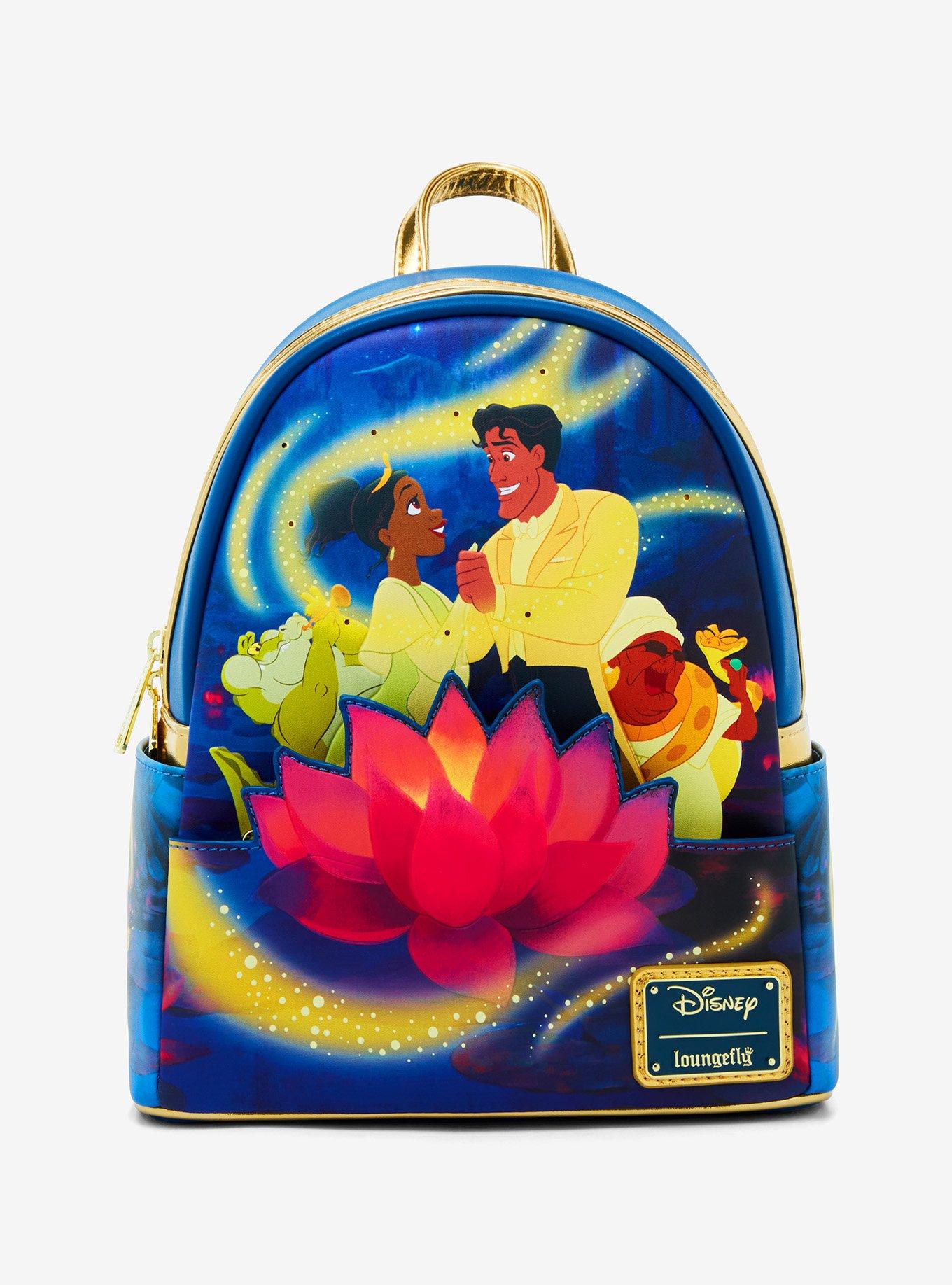 Loungefly Disney The Princess and the Frog Tiana & Naveen Light-Up Glow-in-the-Dark Mini Backpack