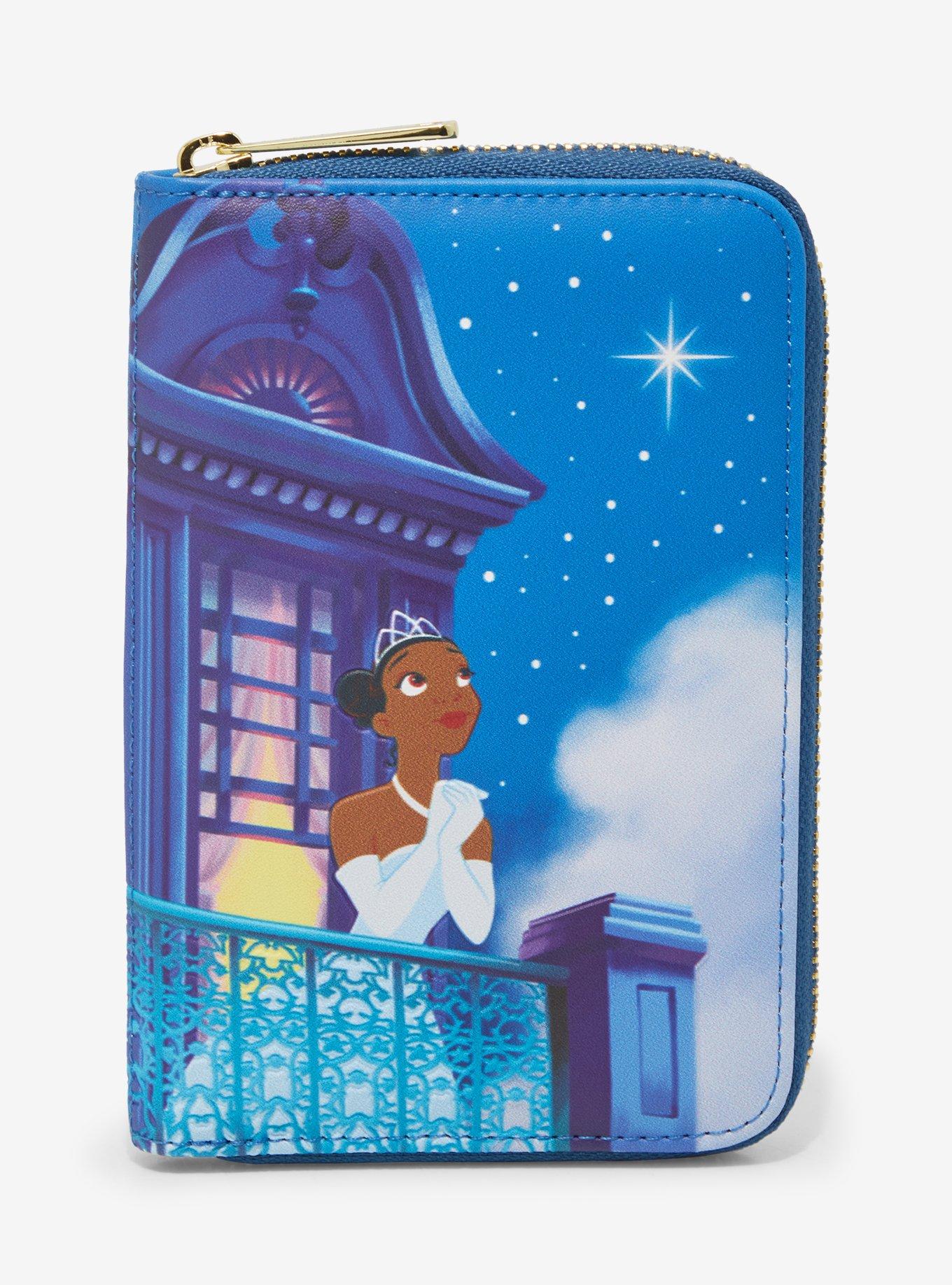 Loungefly Disney The Princess and the Frog Tiana Wishing Glow-in-the-Dark Small Zip Wallet