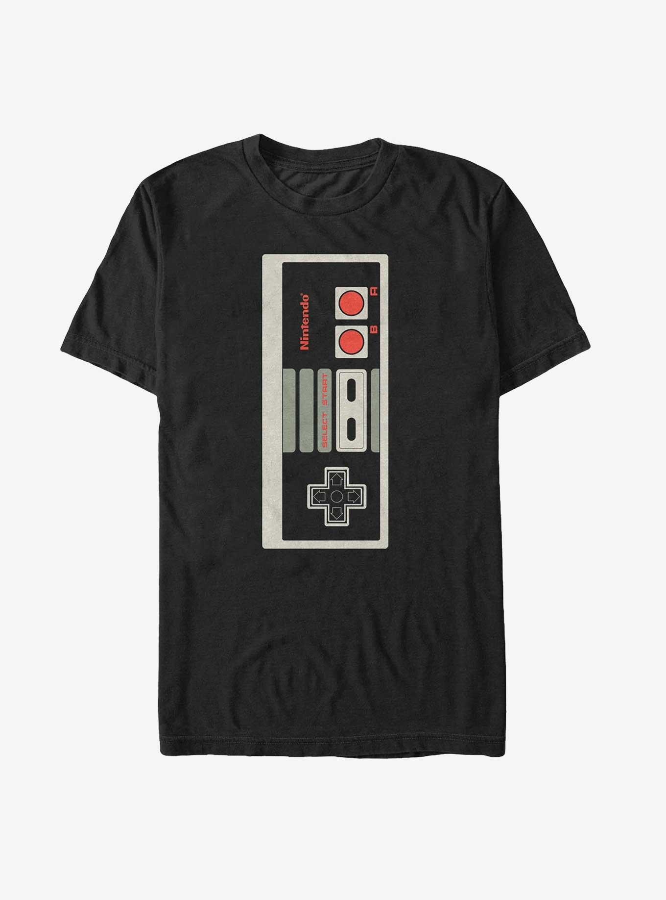 Nintendo Big NES Controller Big & Tall T-Shirt, BLACK, hi-res