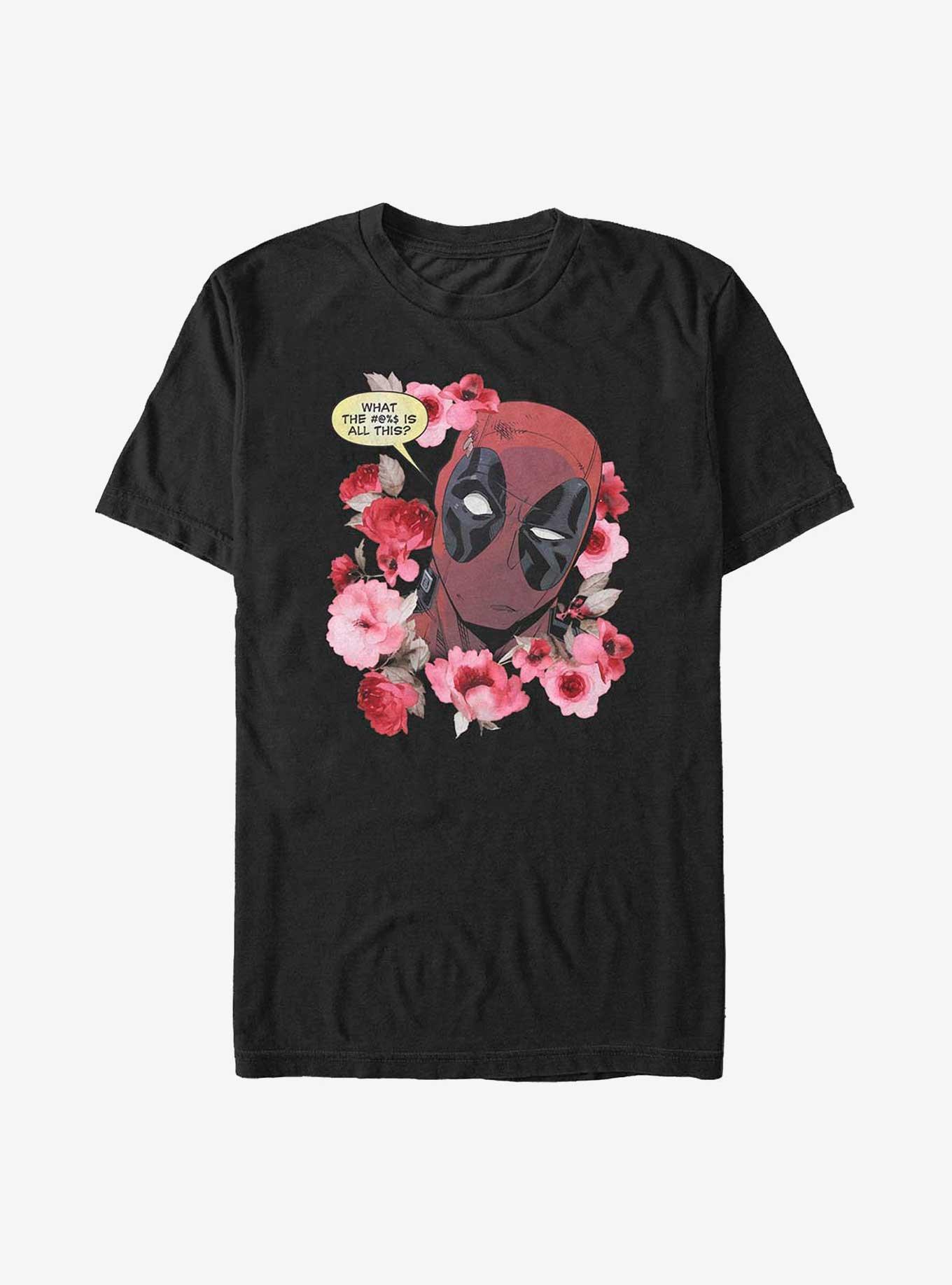 Marvel Deadpool Flowers Big & Tall T-Shirt, , hi-res