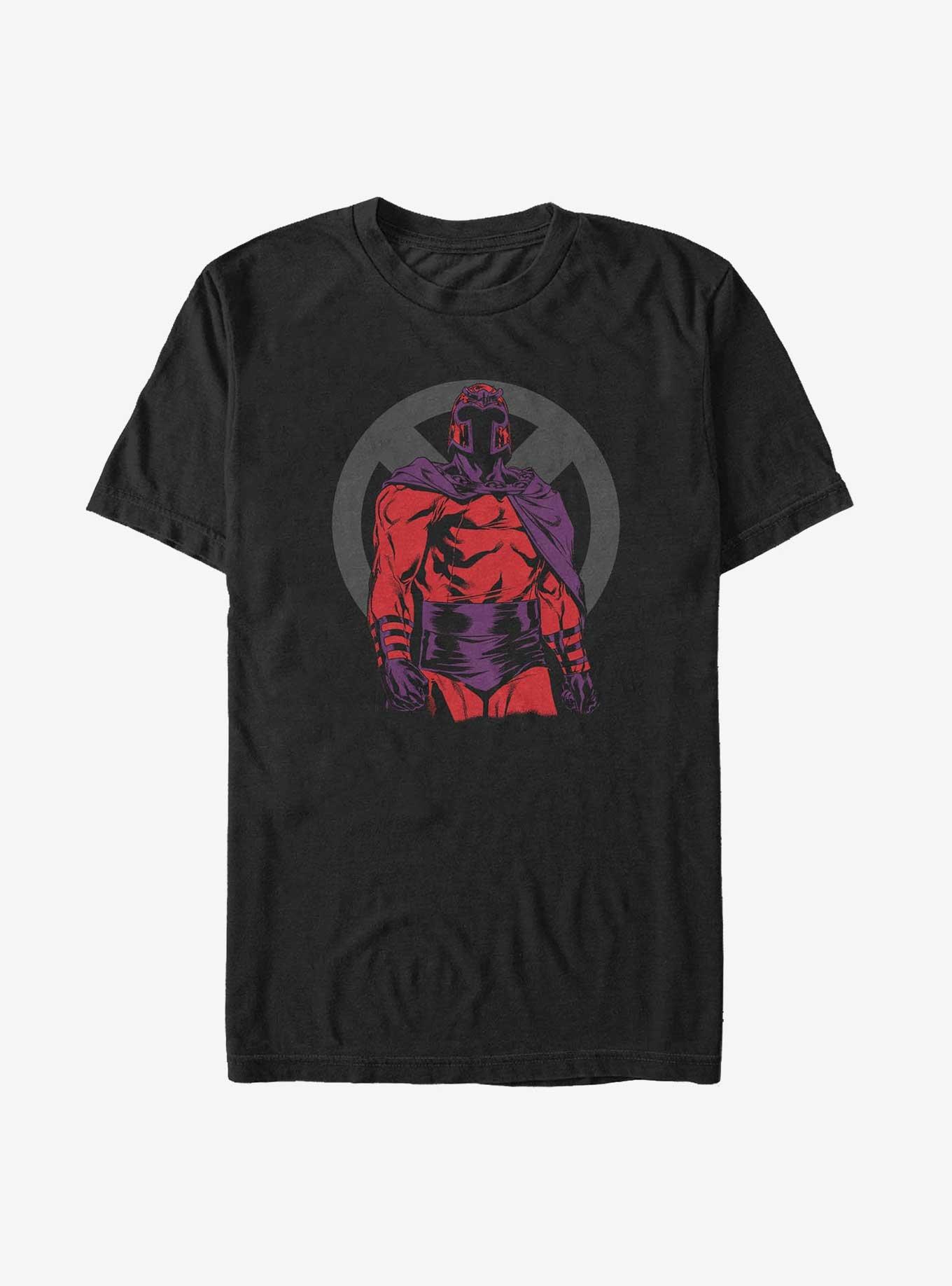 Marvel X-Men Magneto Logo Big & Tall T-Shirt, BLACK, hi-res