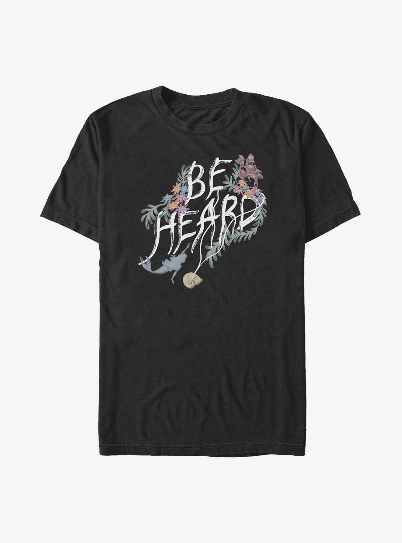 Disney The Little Mermaid Be Heard Big & Tall T-Shirt, BLACK, hi-res