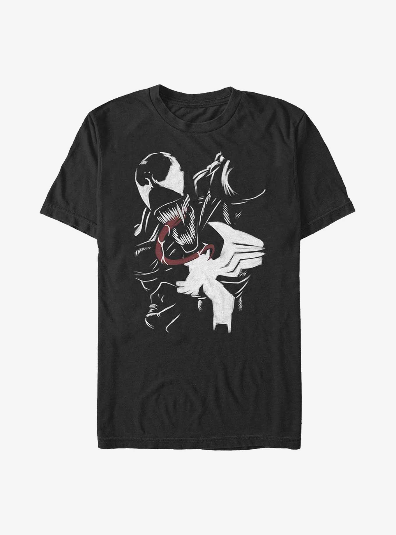 Marvel Venom Paint Big & Tall T-Shirt, BLACK, hi-res