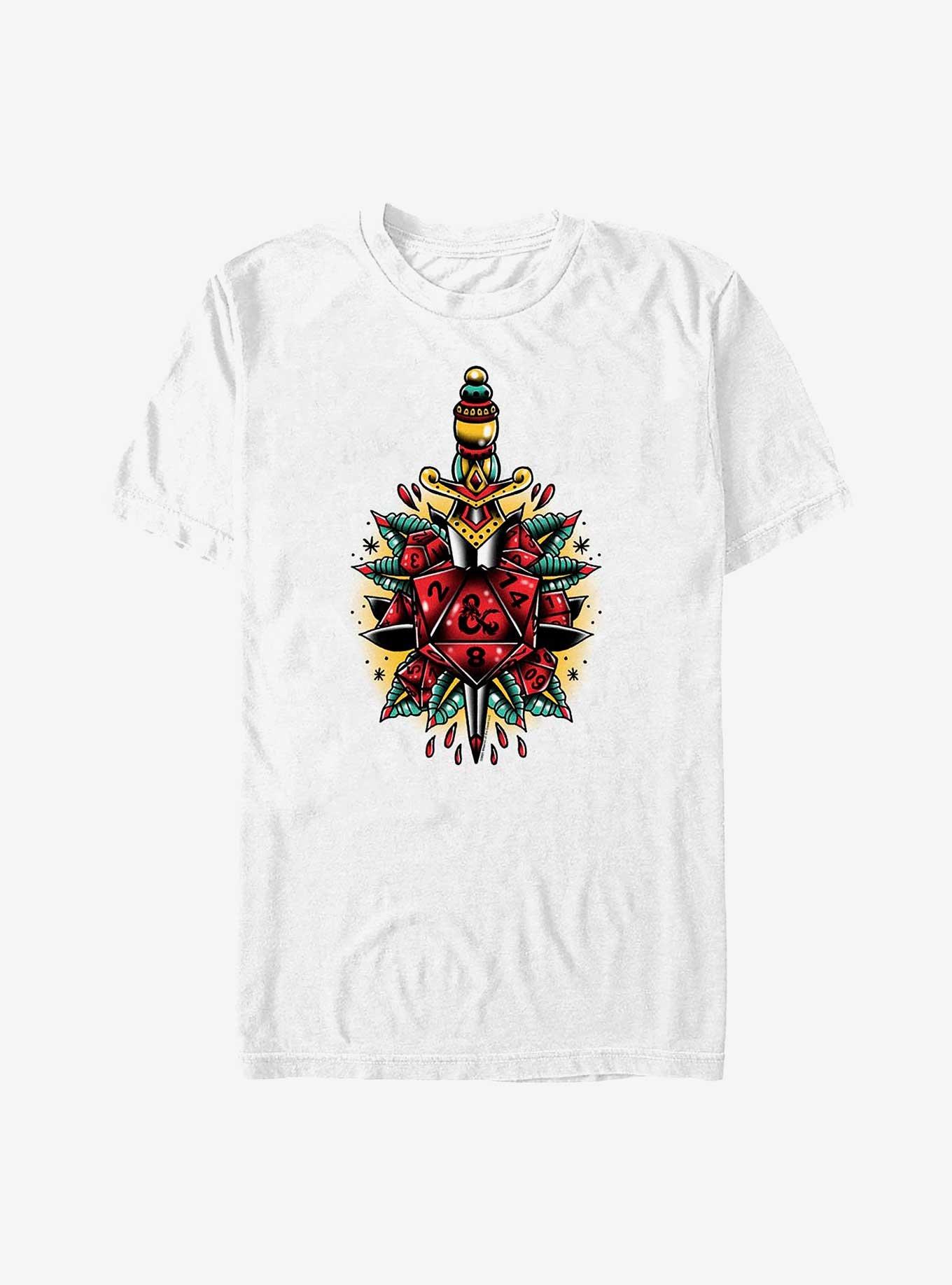 Dungeons & Dragons Dagger And Dice Big & Tall T-Shirt, , hi-res