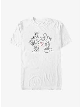 Disney Mickey Mouse & Minnie Mouse Heart Strings Big & Tall T-Shirt, , hi-res