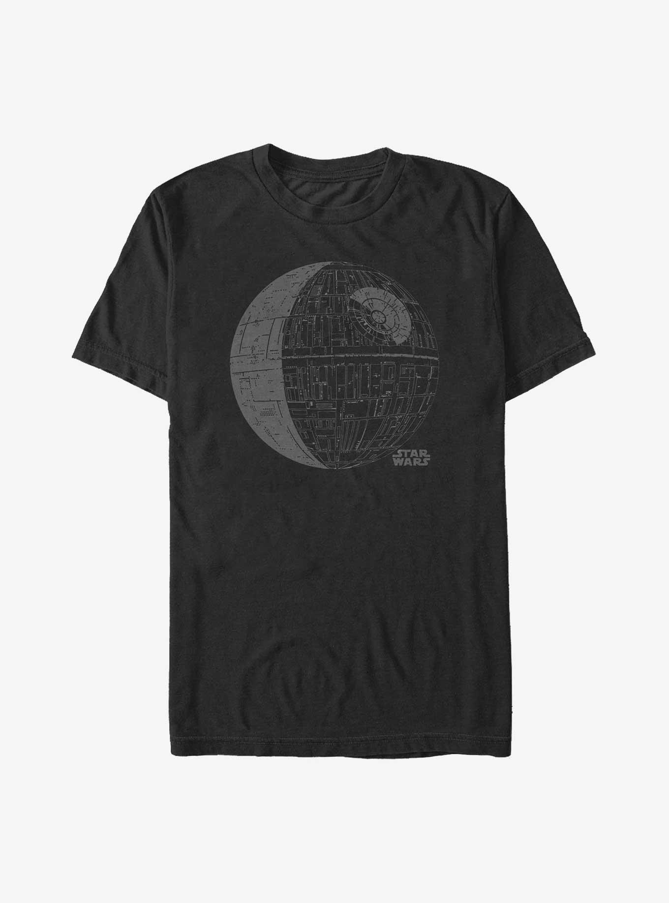 Star Wars Death Star Logo Big & Tall T-Shirt, BLACK, hi-res