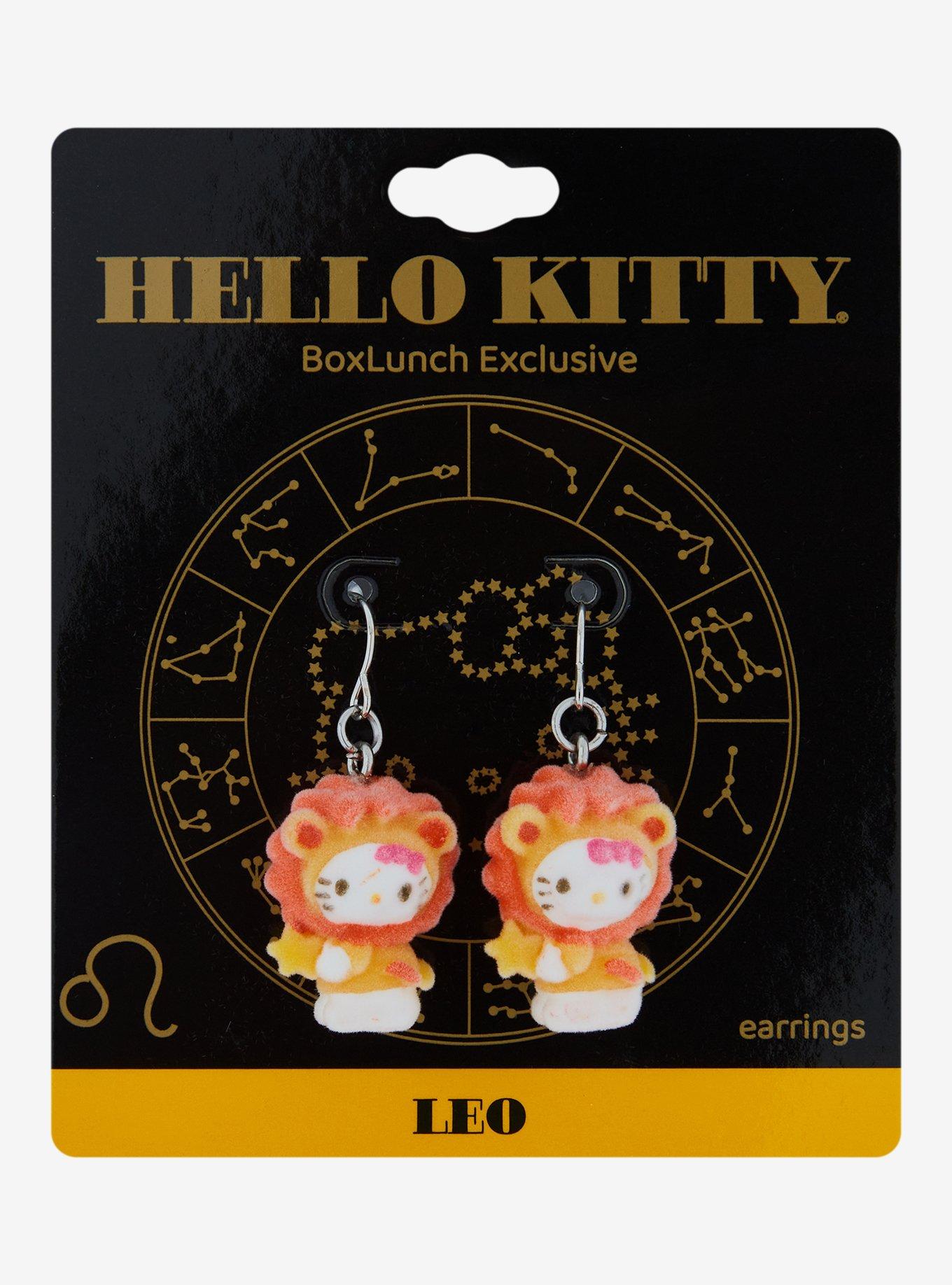 Sanrio Hello Kitty Leo Earrings — BoxLunch Exclusive, , hi-res