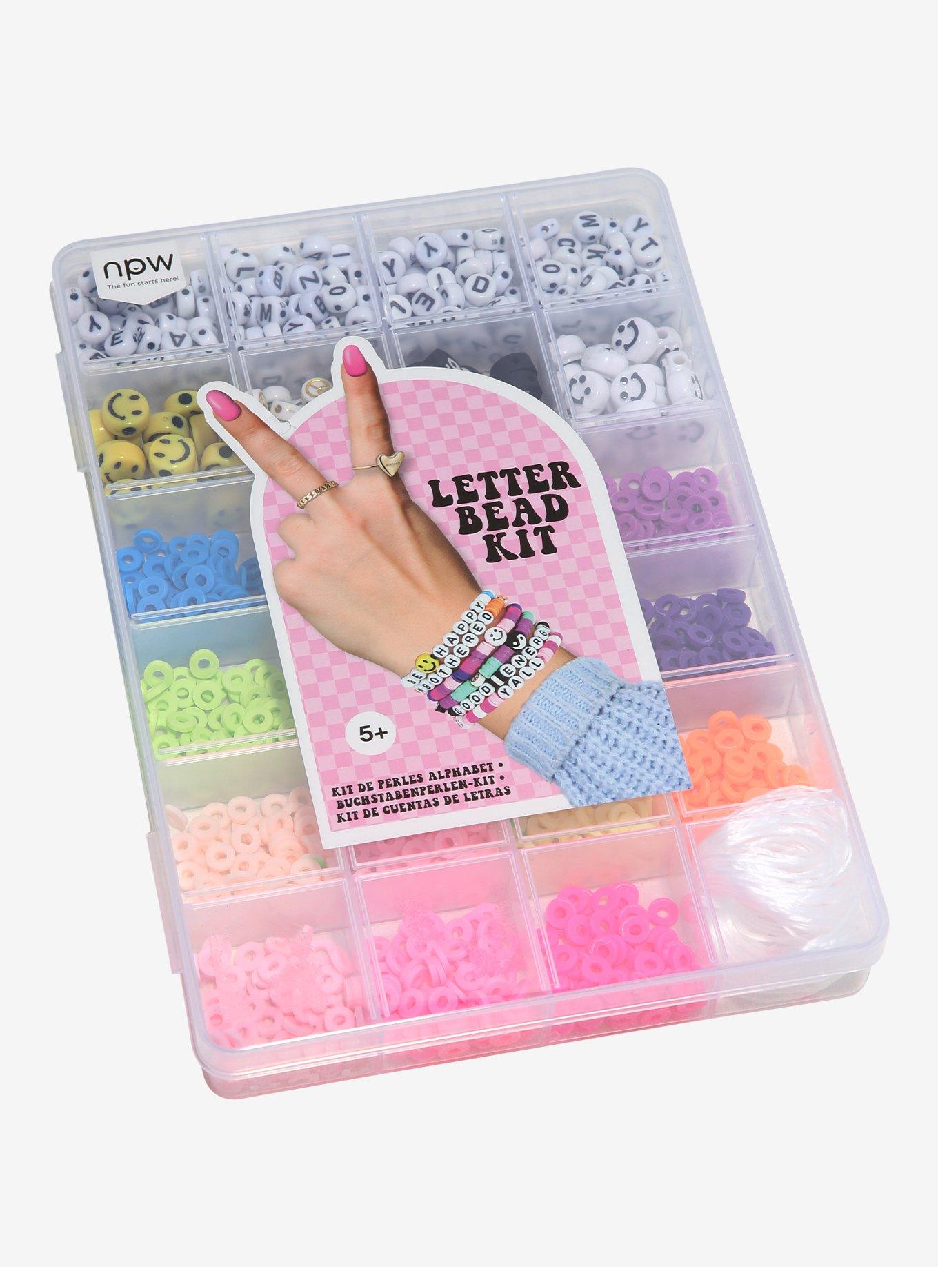 NPW Letter Bead Bracelet Kit, , hi-res