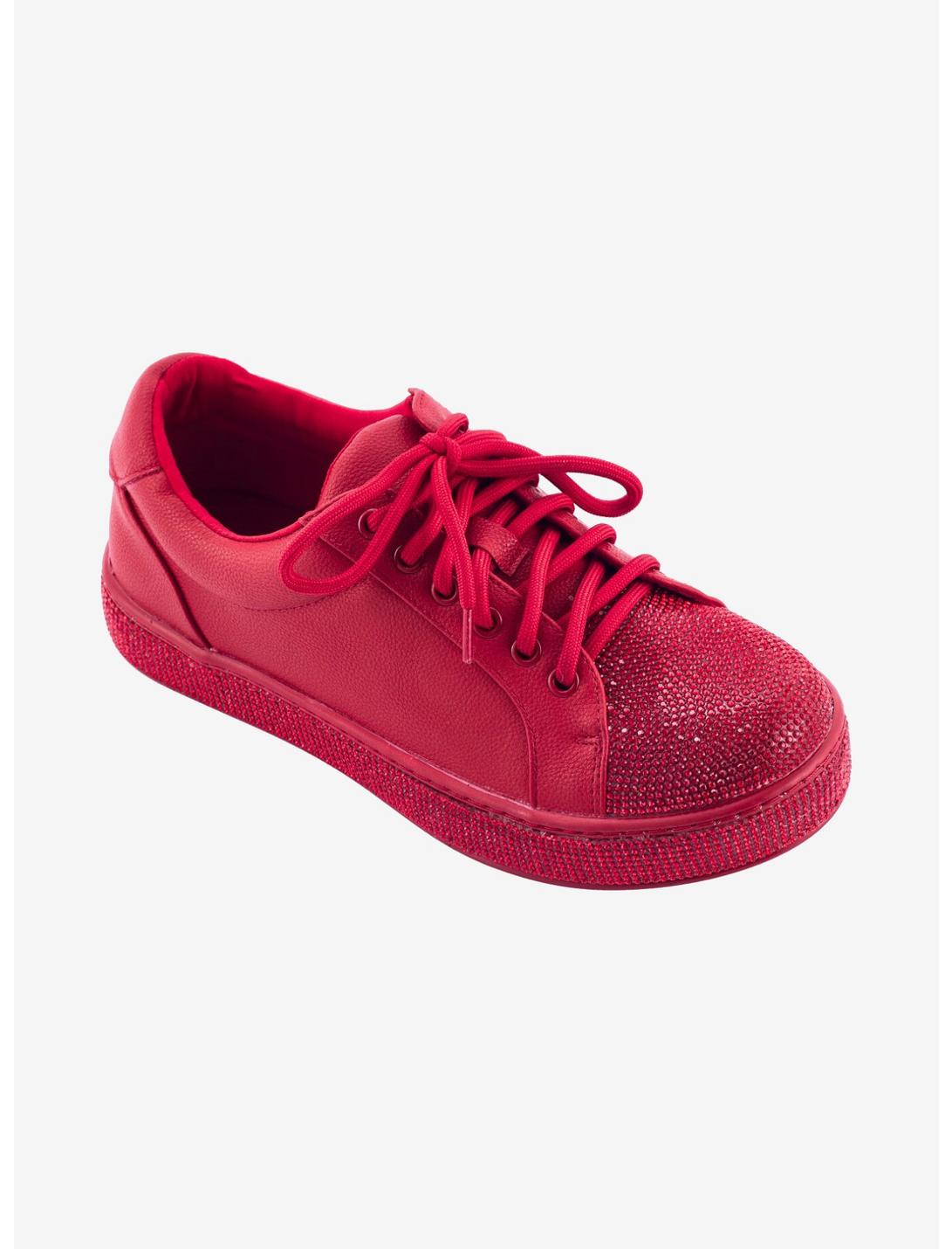 Legend Red Platform Sneaker, RED, hi-res