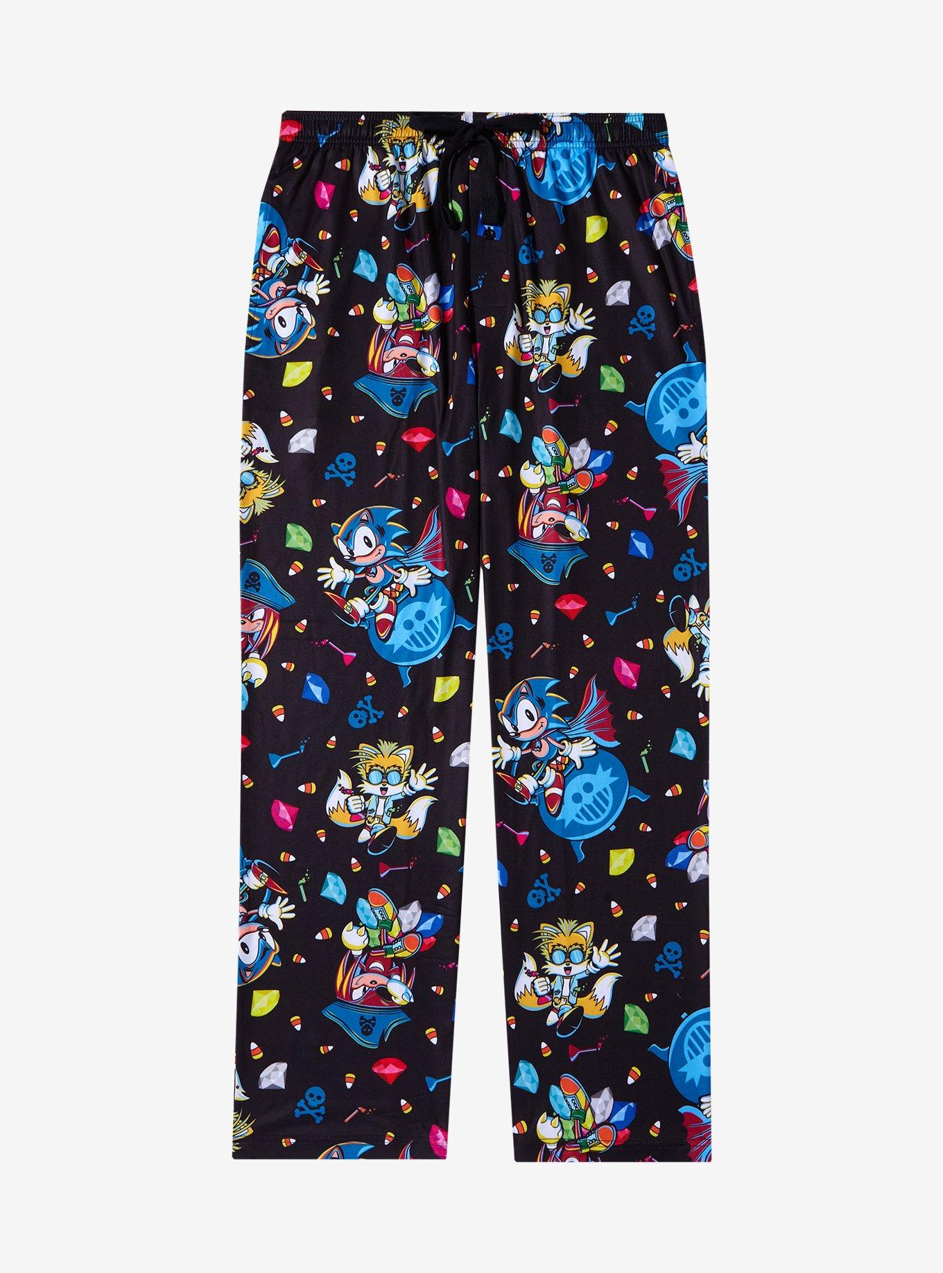 Sonic the Hedgehog Halloween Candy Allover Print Sleep Pants, , hi-res