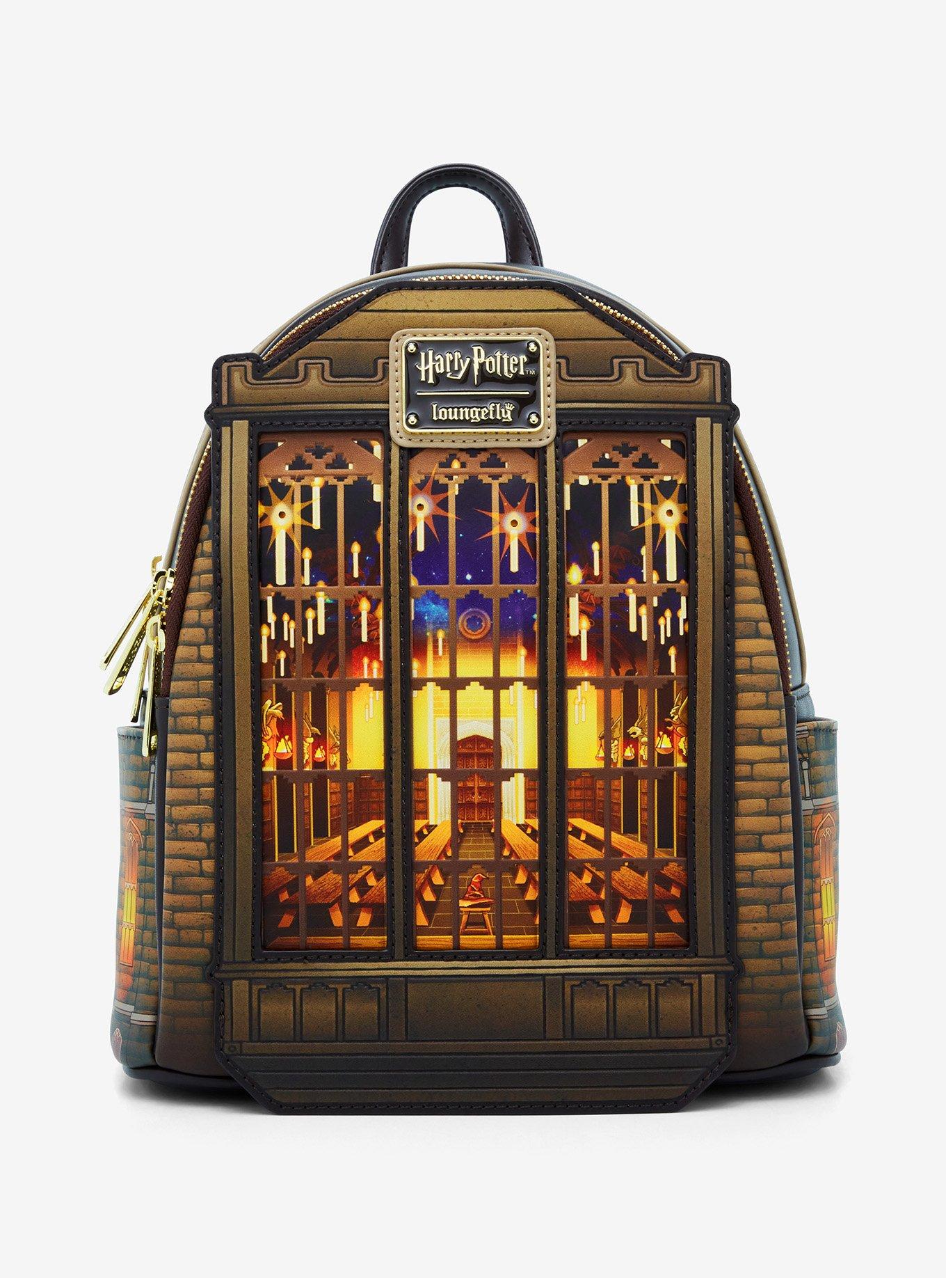 Loungefly Harry Potter Hogwarts Great Hall Light-Up Mini Backpack, , hi-res