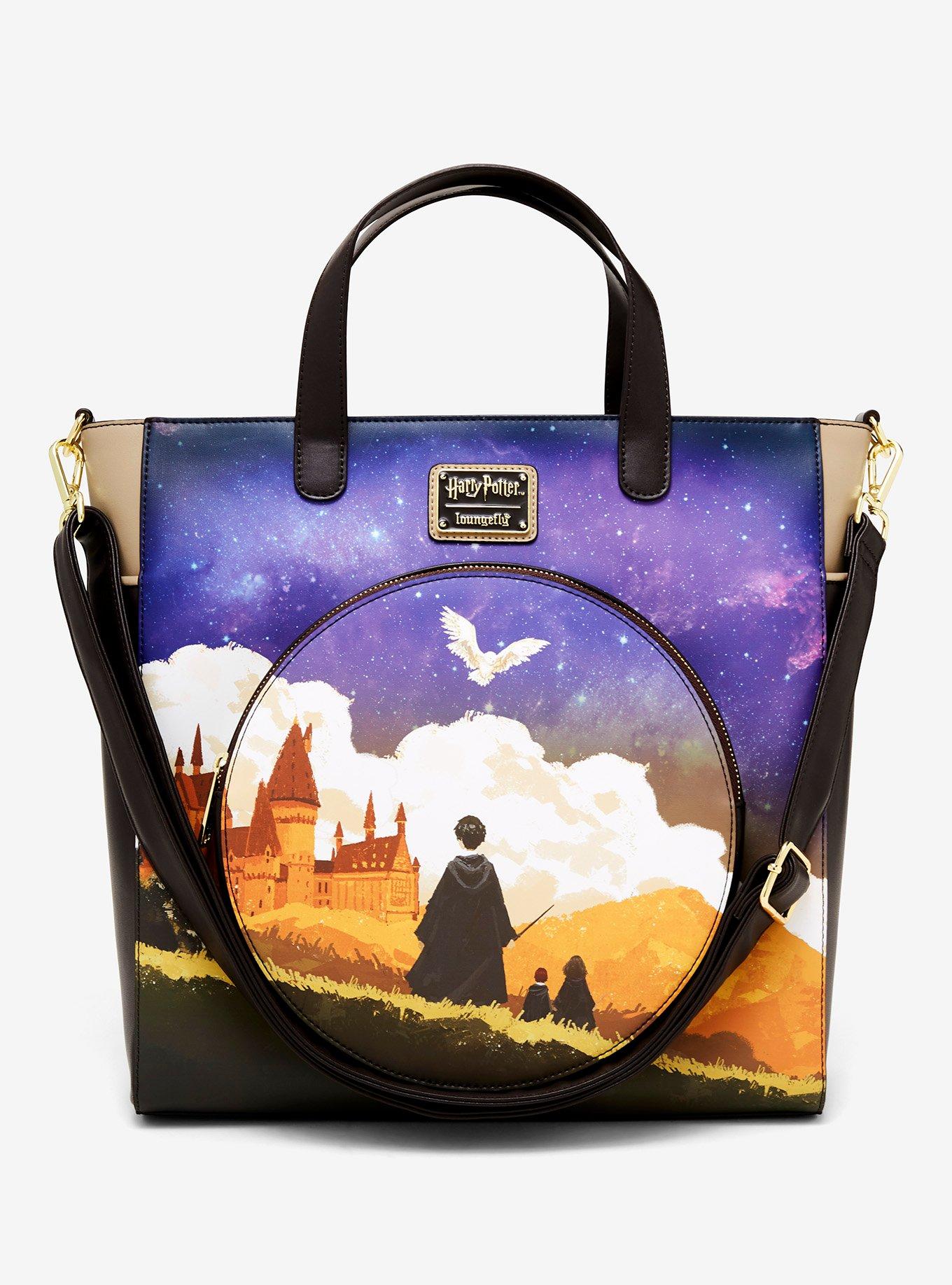 Loungefly Harry Potter Hogwarts Night Sky Tote Bag, , hi-res