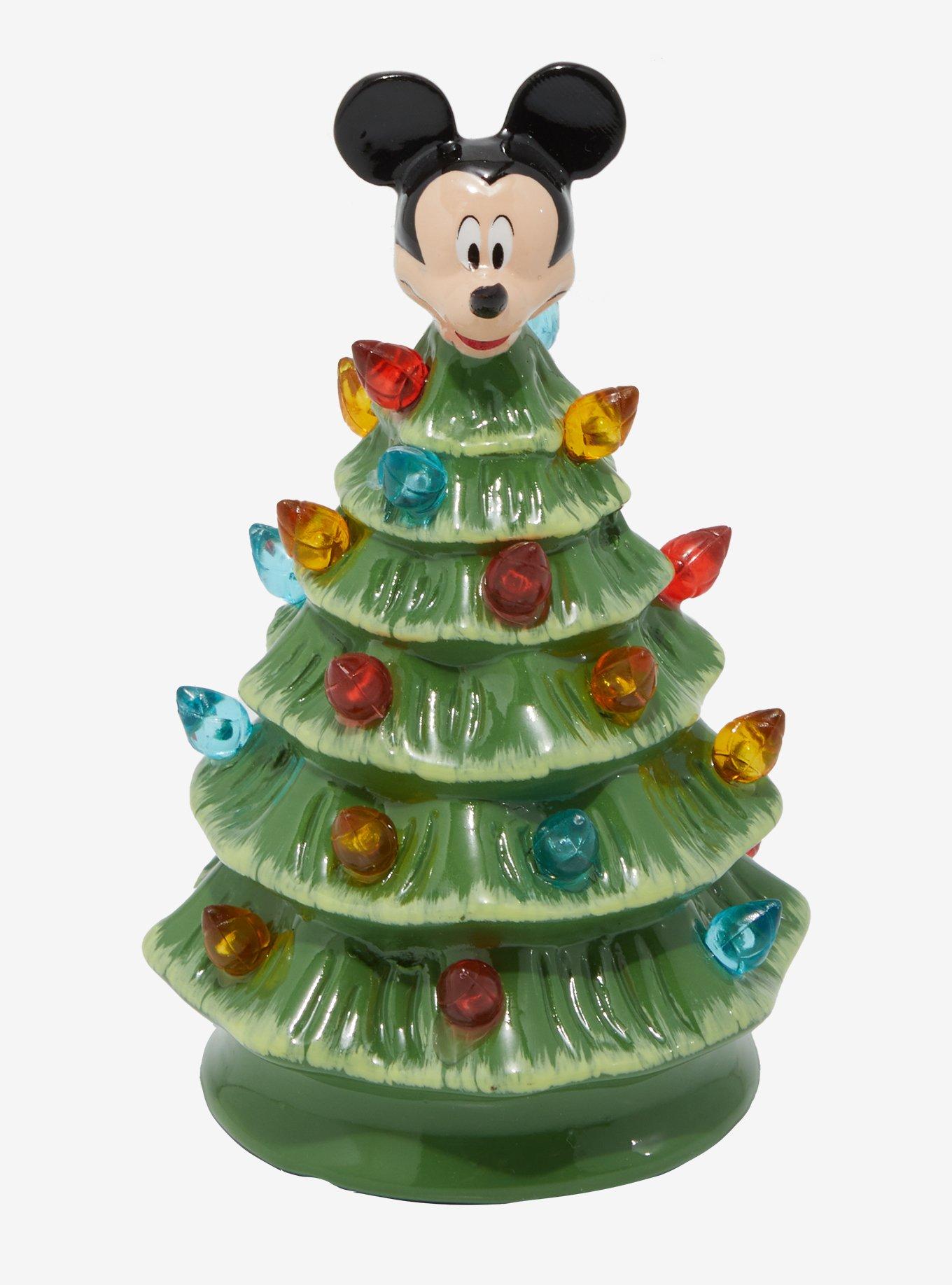 Disney Mickey Mouse Light-Up Mini Christmas Tree Figure - BoxLunch Exclusive, , hi-res