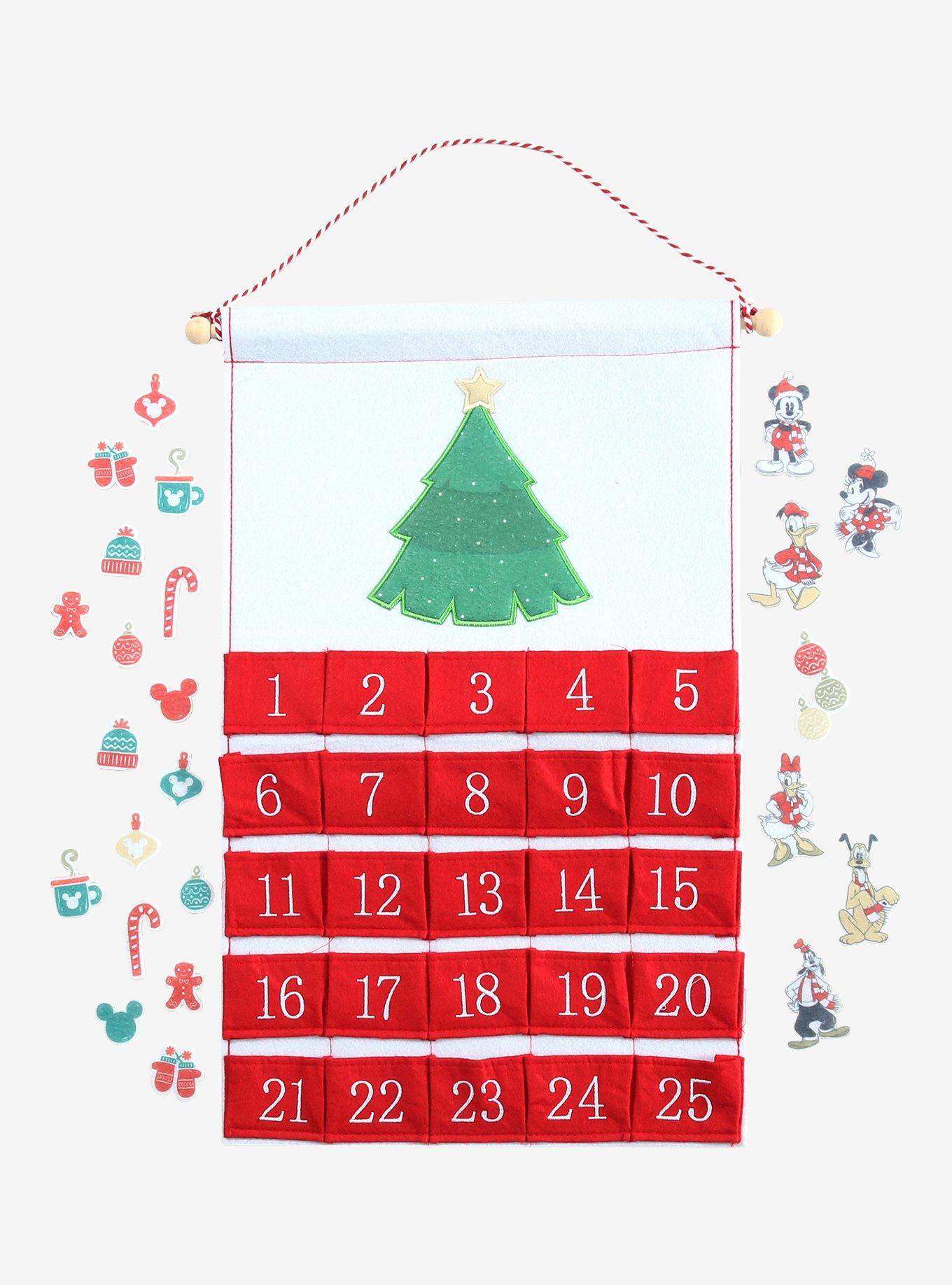 Disney Mickey and Friends Christmas Countdown Calendar — BoxLunch Exclusive, , hi-res