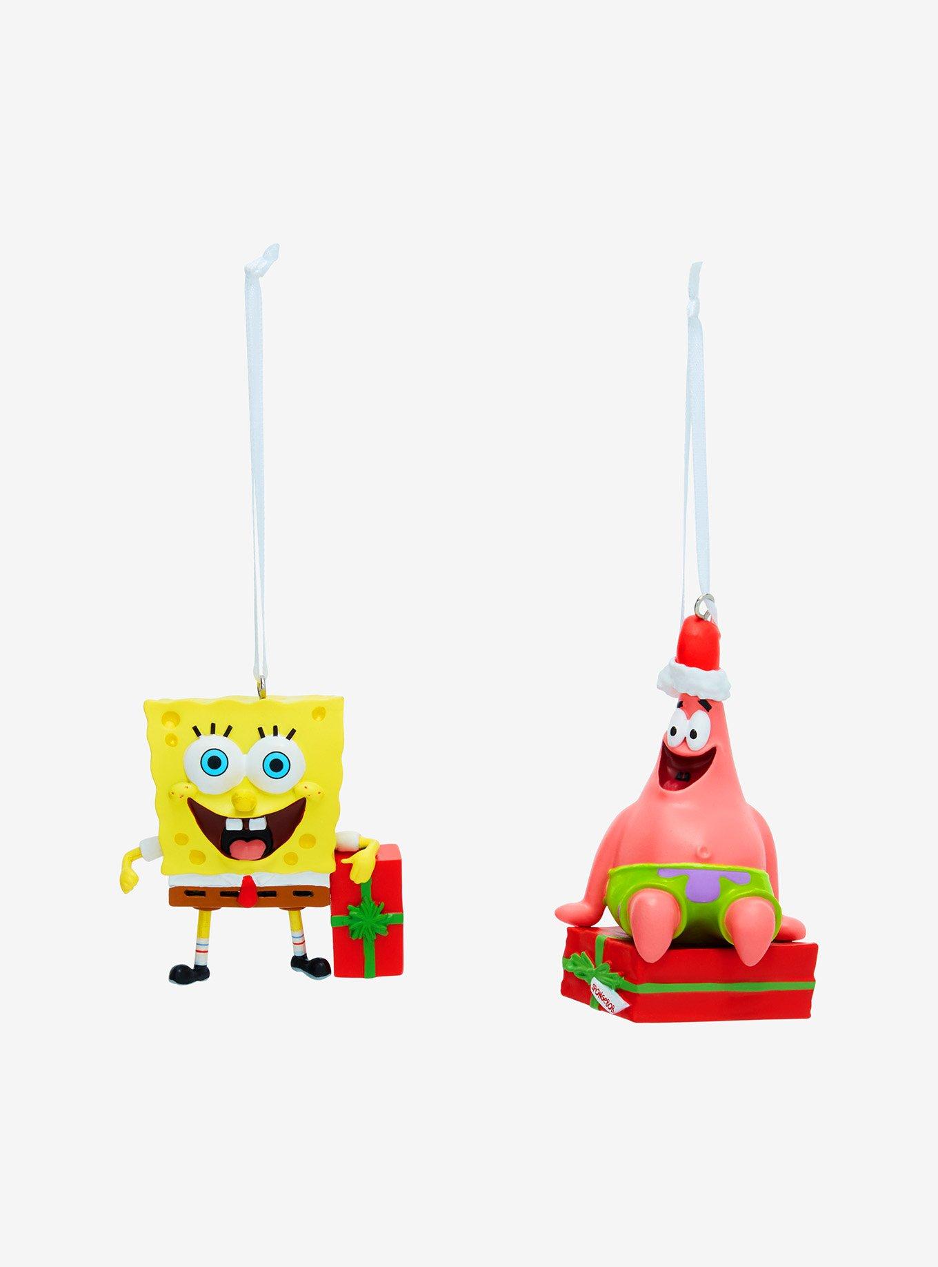 Hallmark Ornaments SpongeBob SquarePants Patrick & SpongeBob Holiday Ornament Set, , hi-res