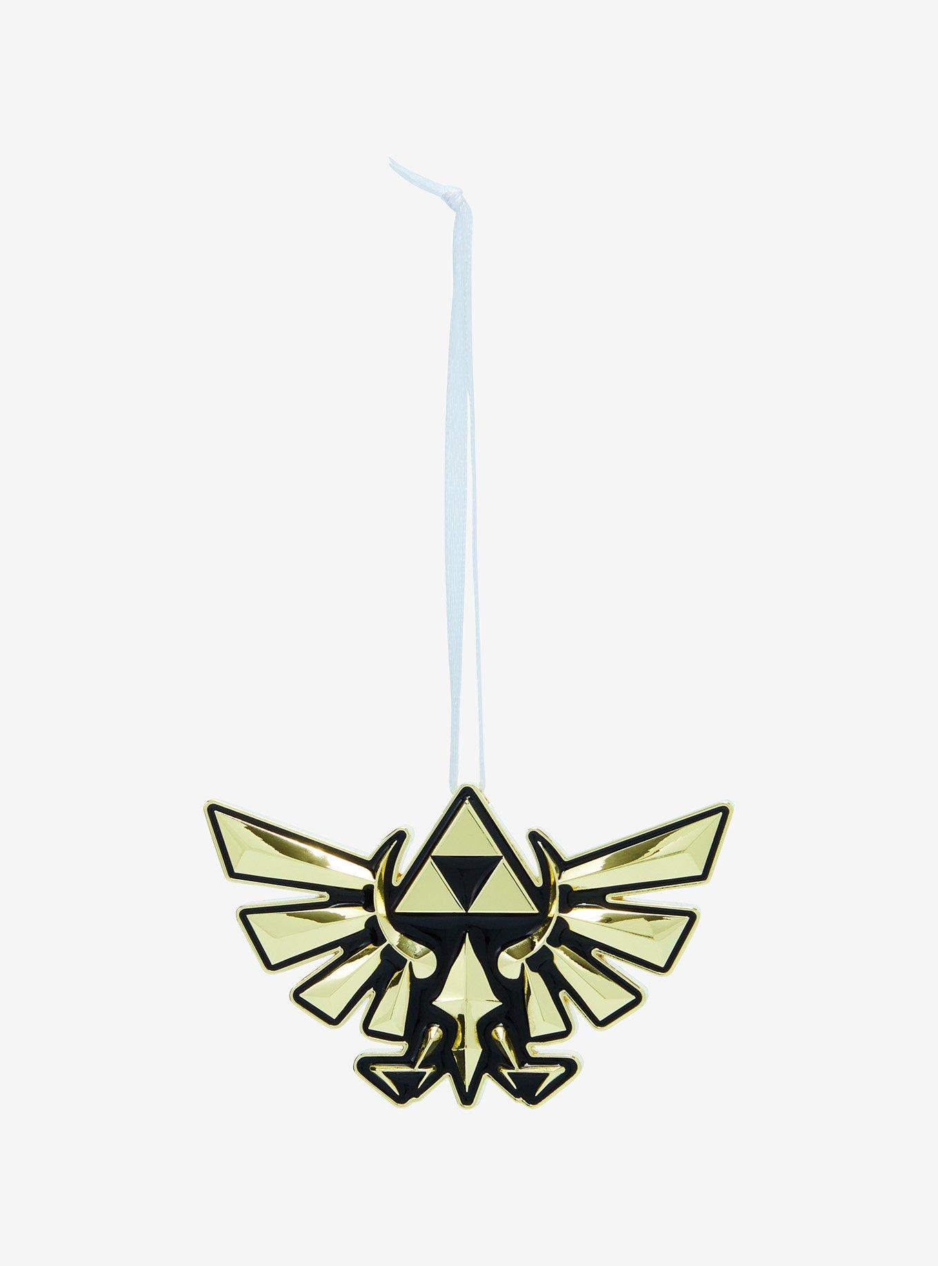 Hallmark Ornaments The Legend of Zelda Gold Hyrule Crest Premium Ornament, , hi-res