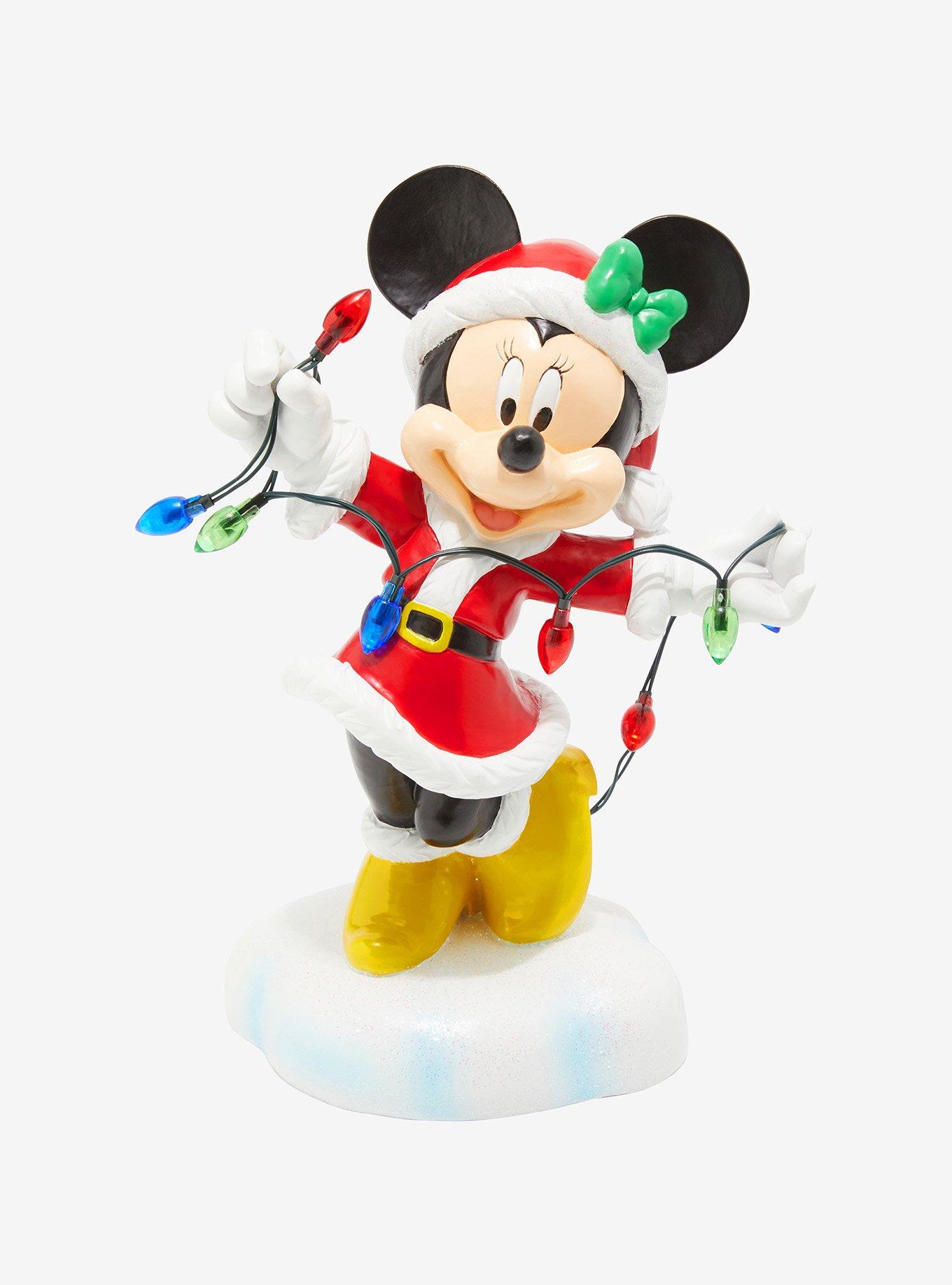 Disney Minnie Mouse Santa Light-Up Figure, , hi-res