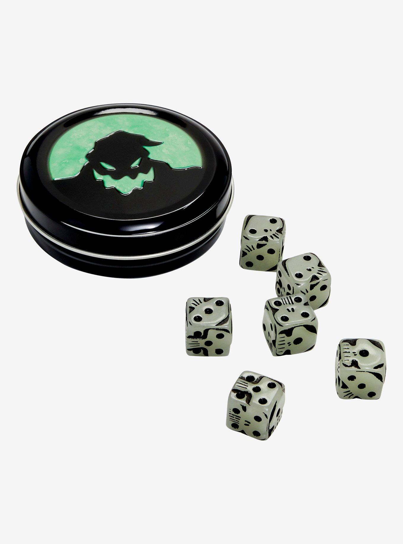 Disney The Nightmare Before Christmas Oogie Boogie Glow-in-the-Dark Dice Set & Tin, , hi-res