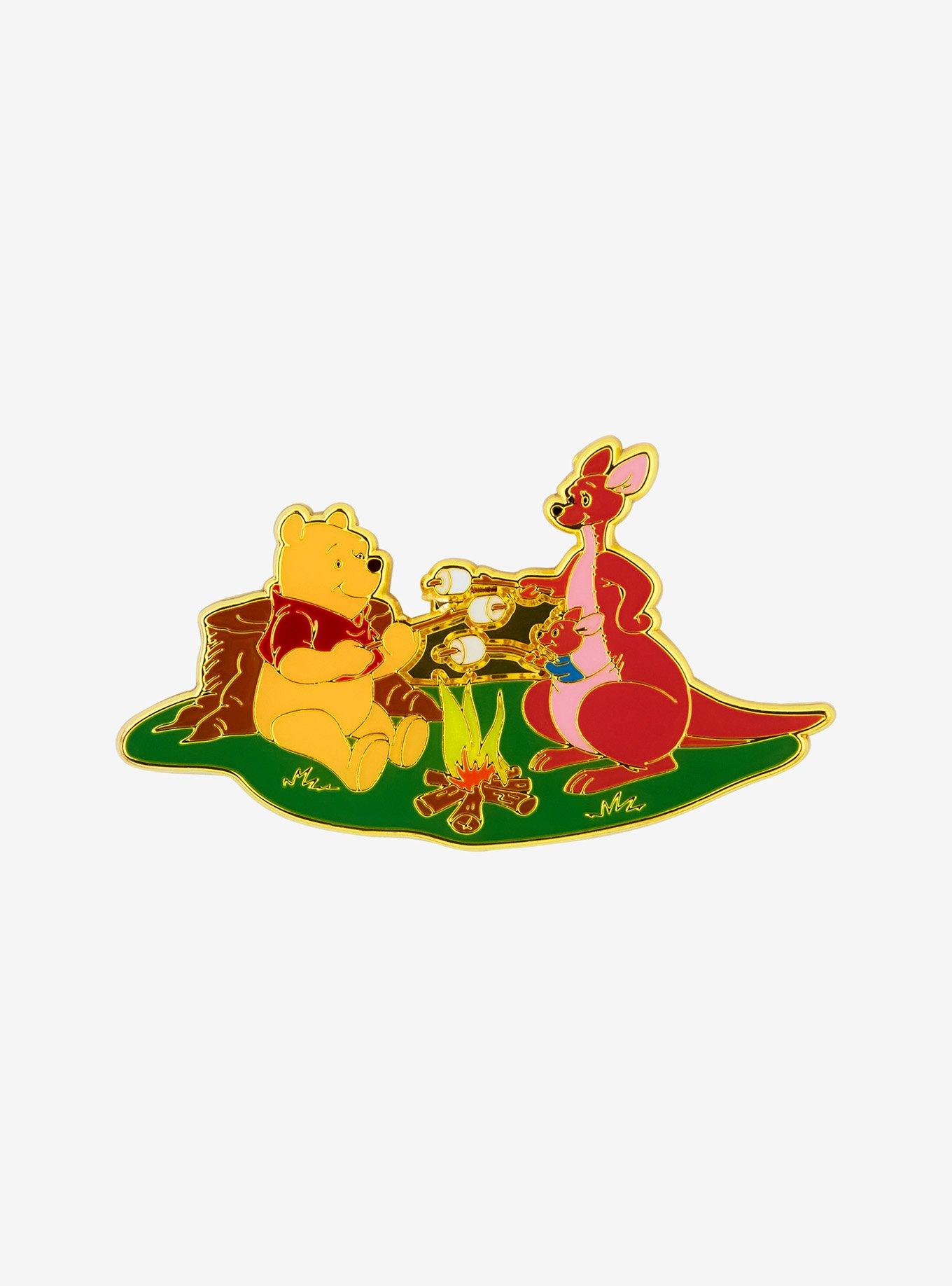 Loungefly Disney Winnie the Pooh Kanga, Roo, and Pooh Bear S'mores Enamel Pin — BoxLunch Exclusive, , hi-res