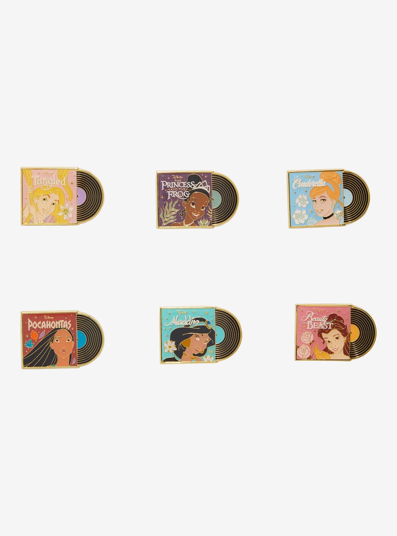 Loungefly Disney Princess Record Cover Blind Box Enamel Pin — BoxLunch Exclusive, , hi-res