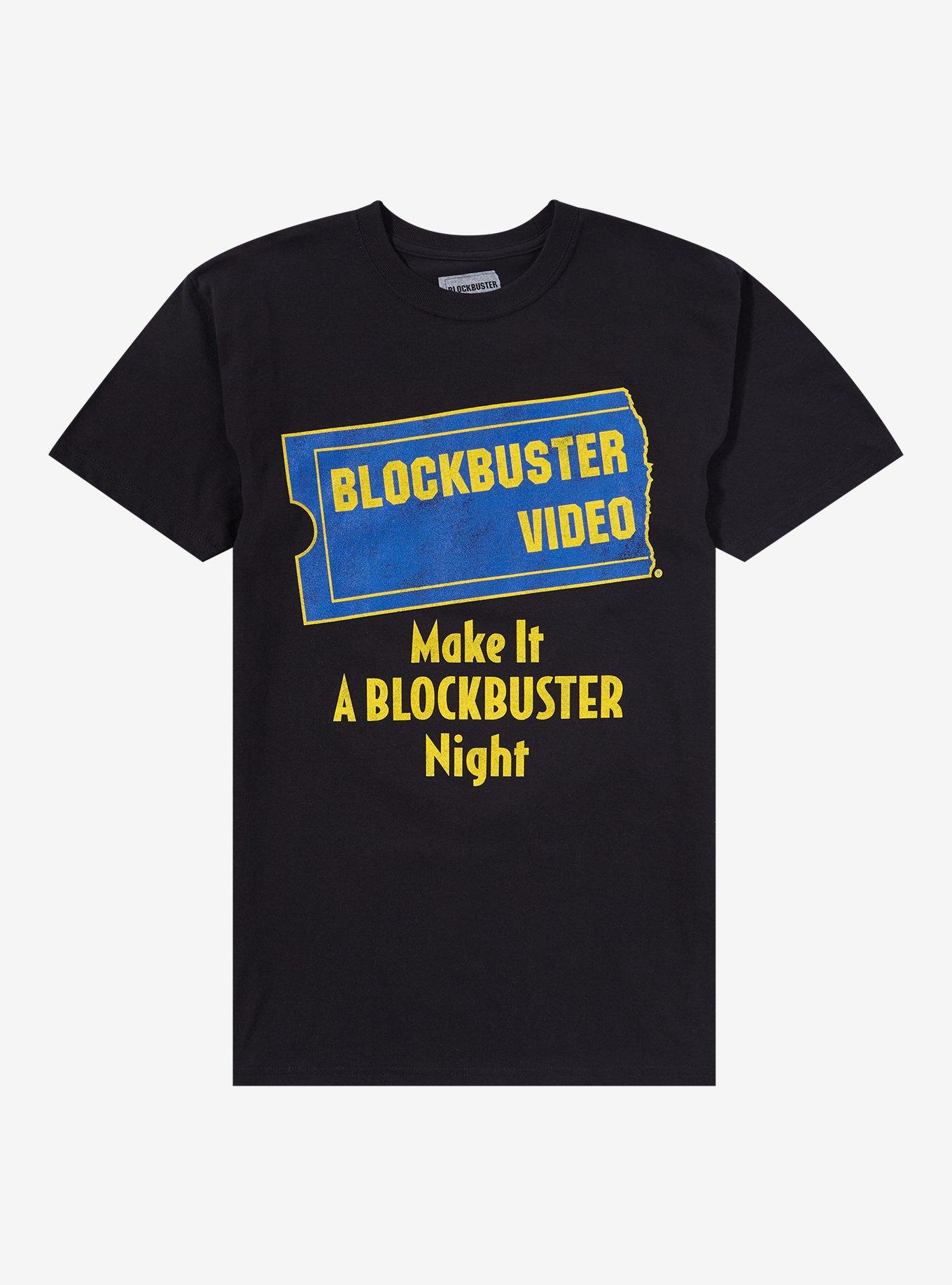 Blockbuster Video Make It A Blockbuster Night T-Shirt, BLACK, hi-res